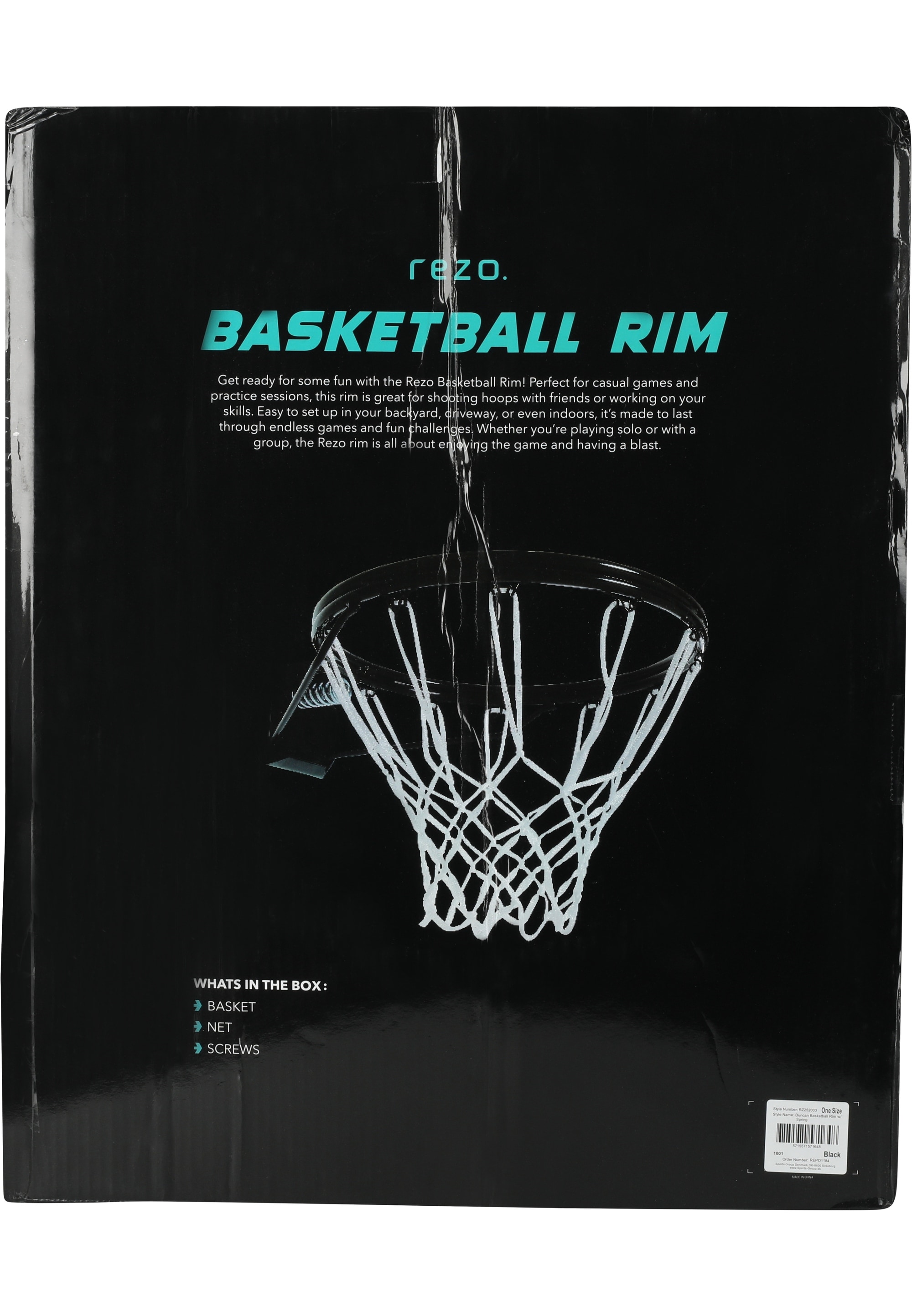 Rezo Basketball »Duncan Basketball Rim w/ Spring« aus robustem und wetterbeständigem Material