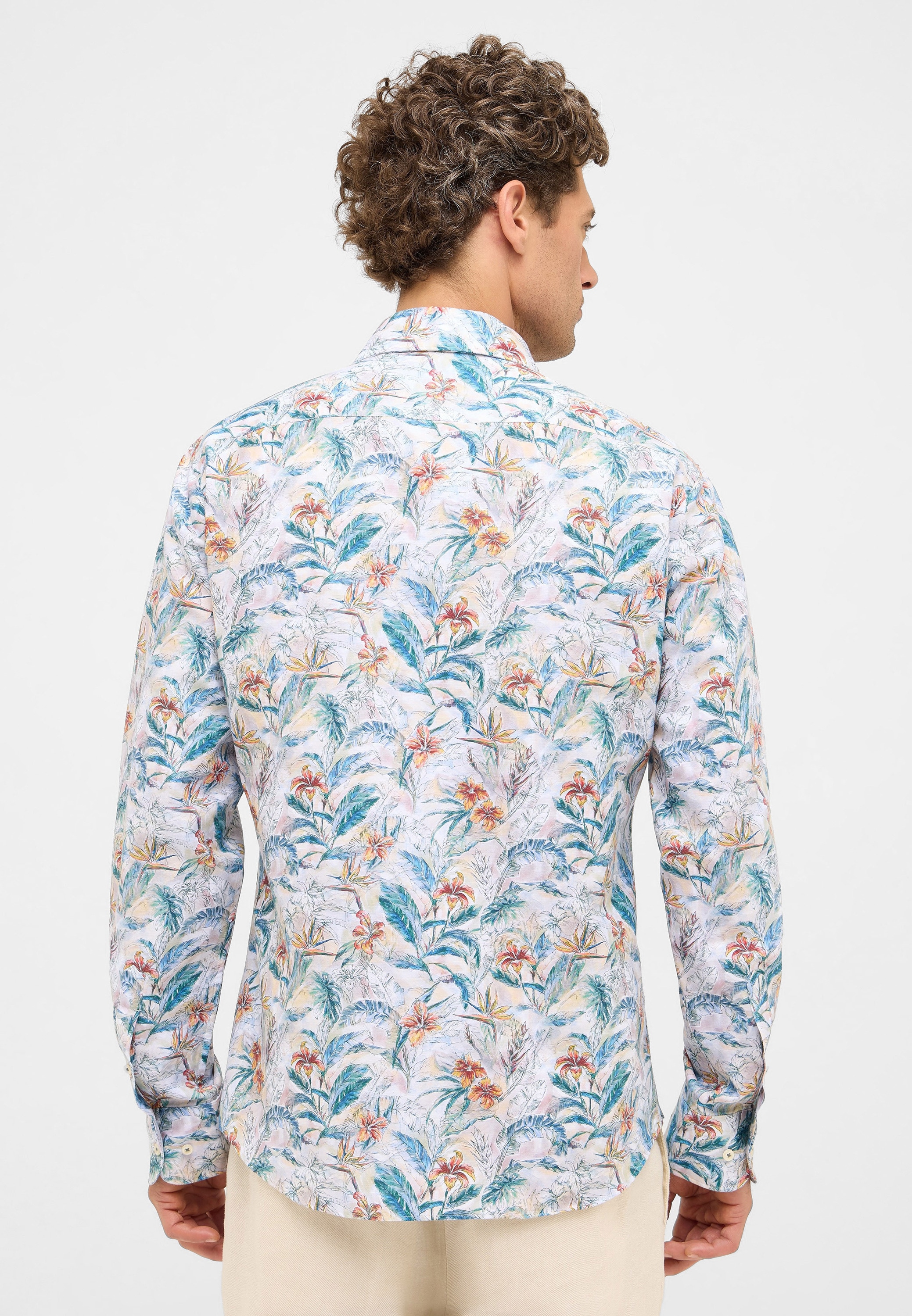Eterna Langarmhemd »SLIM FIT«, EASY IRON (bügelleicht)