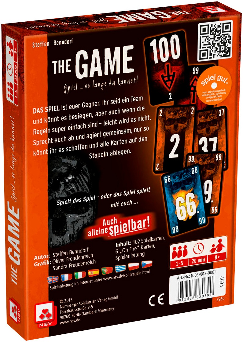 Cartamundi Spiel »The Game« Made in Germany