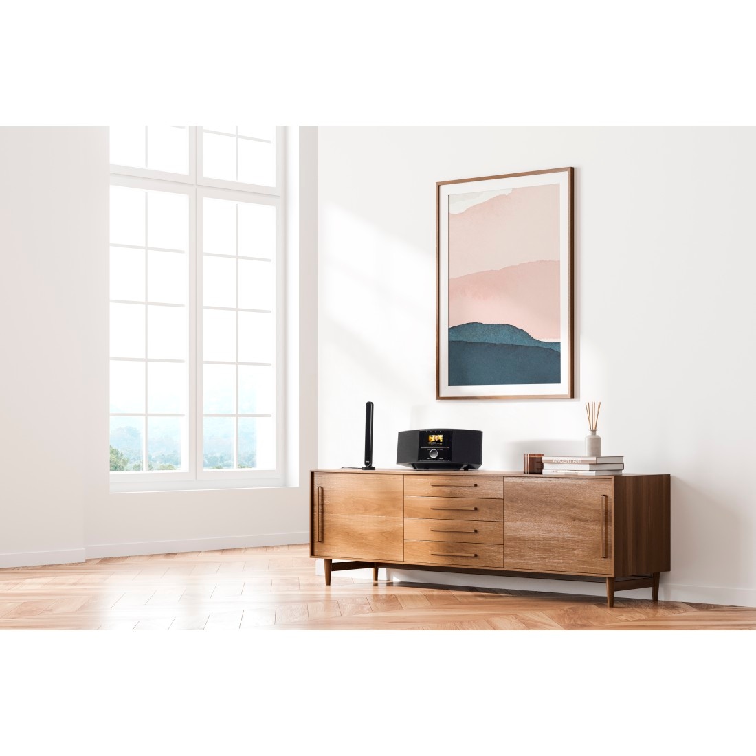 Hama Innenantenne »Antenne für DAB+, DAB, UKW (aktiv, 30dB Verstärkung)«, DAB+ für Innenbereich, Verstärkung 30 dB, Zimmerantenne