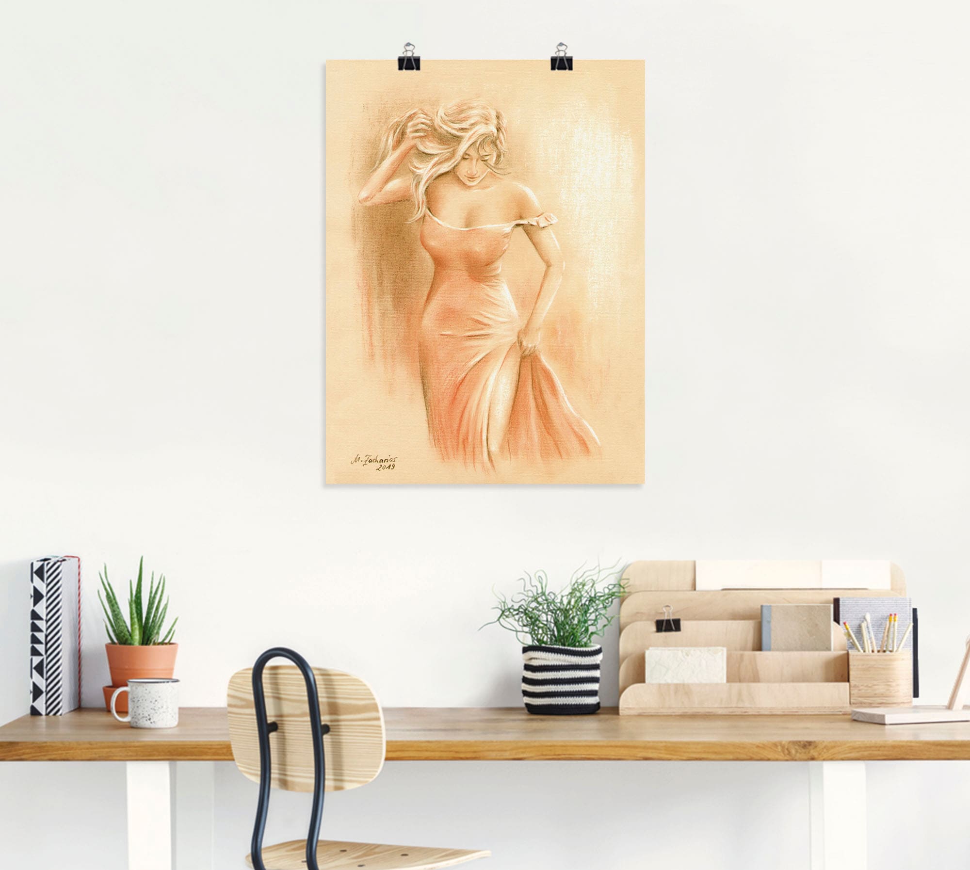 Artland Wandbild »Kurviges Model«, Erotische Bilder, (1 St.), als Alubild,  Leinwandbild, Wandaufkleber oder Poster in versch. Größen kaufen | BAUR