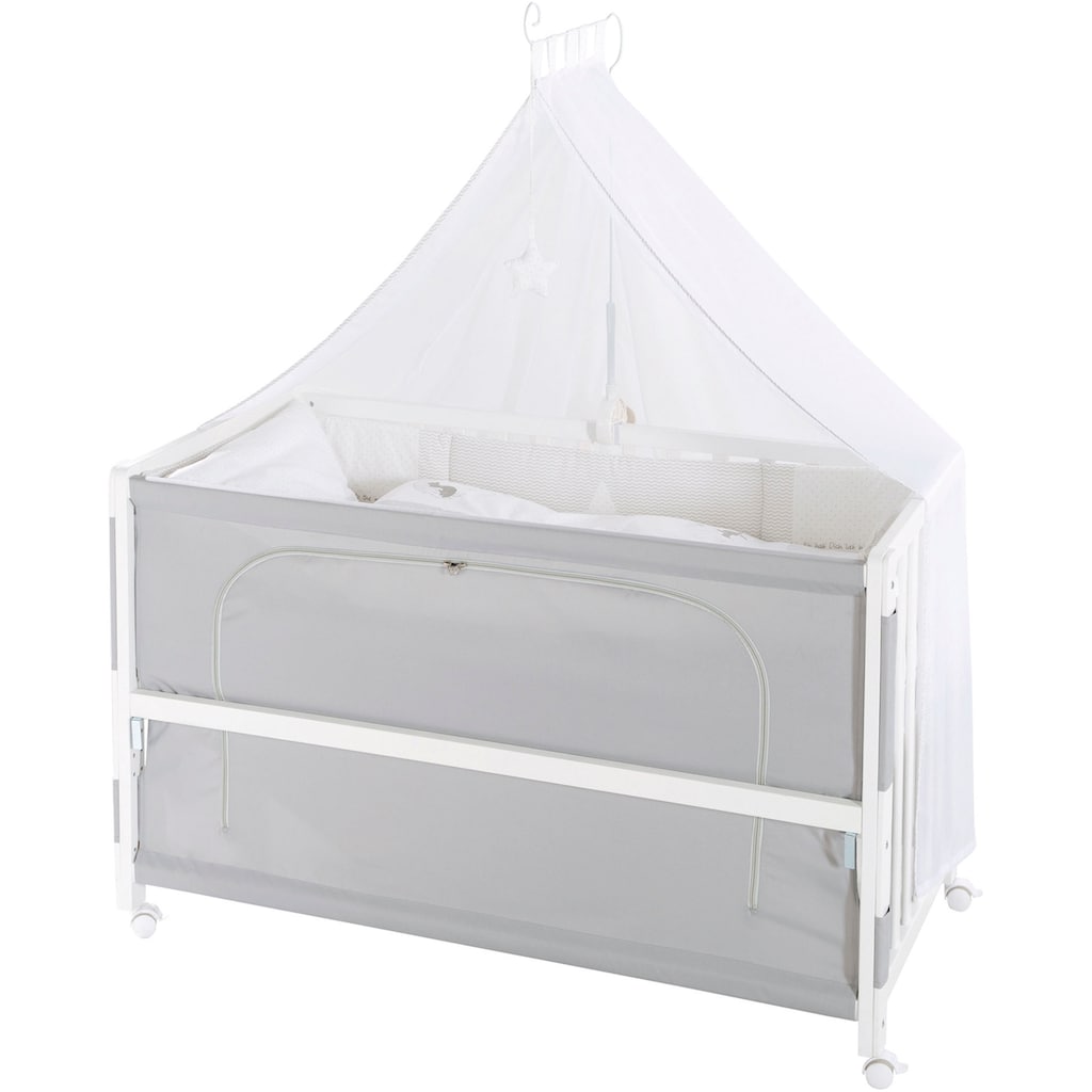 roba® Babybett »Room Bed, Fox & Bunny«, (6 tlg.)