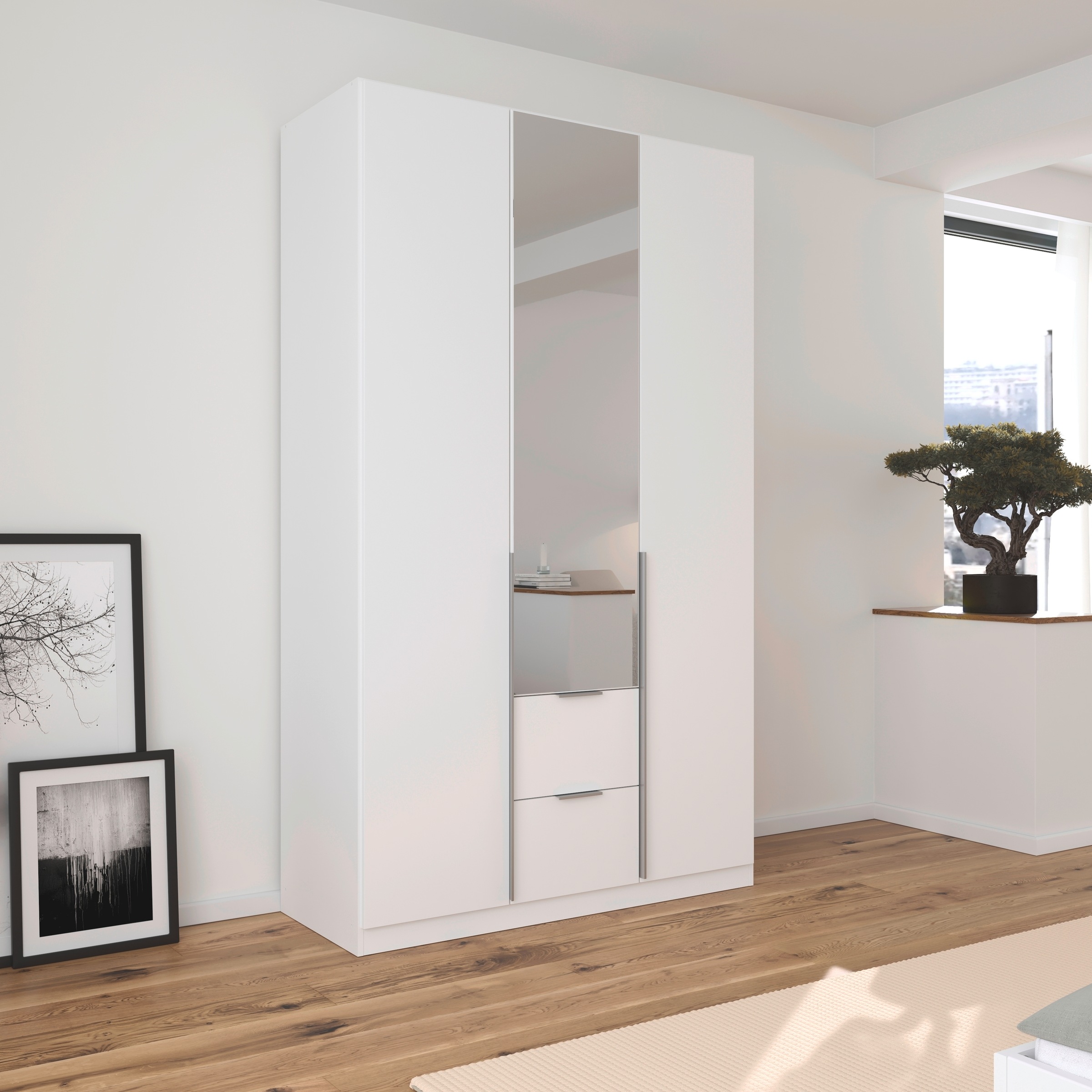 OTTO home Drehtürenschrank "Kleiderschrank Schrank Garderobe AGORDO mit Dek günstig online kaufen