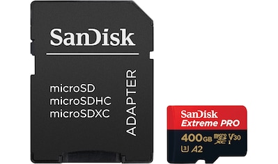 Speicherkarte »Extreme PRO® microSD™ 400GB«, (Class 10 200 MB/s Lesegeschwindigkeit)
