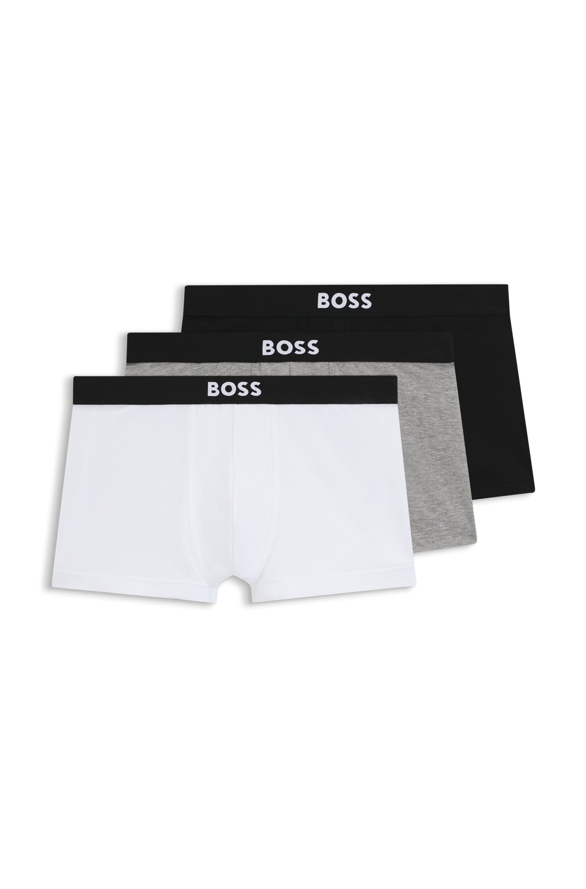BOSS Trunk "3P Trunk BOSS ONE" mit unifarbenen Bund