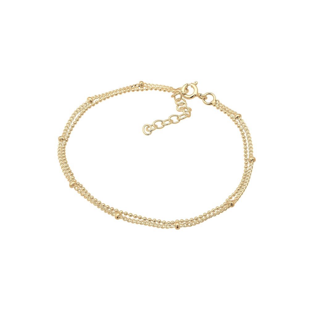 Elli Armband »Kugeln Layer Kettchen Basic 925er Silber«