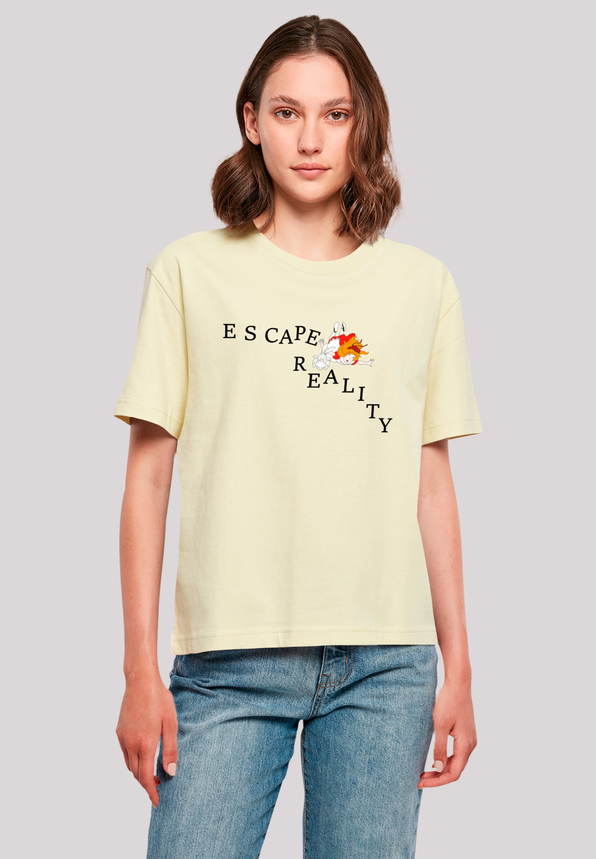 F4NT4STIC T-Shirt "Alice im Wunderland Escape Reality Falling", Retro, Hero günstig online kaufen