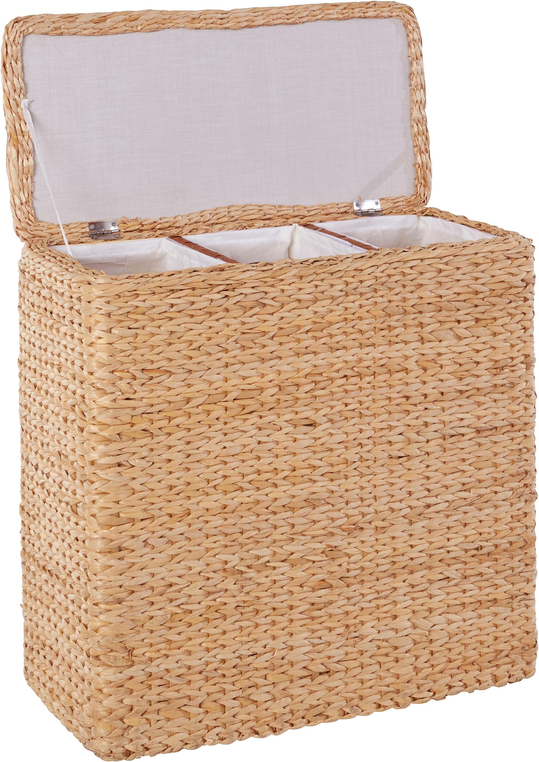 Thumbnail - locker Wäschesortierer geflochtene Binse, Höhe 64 cm