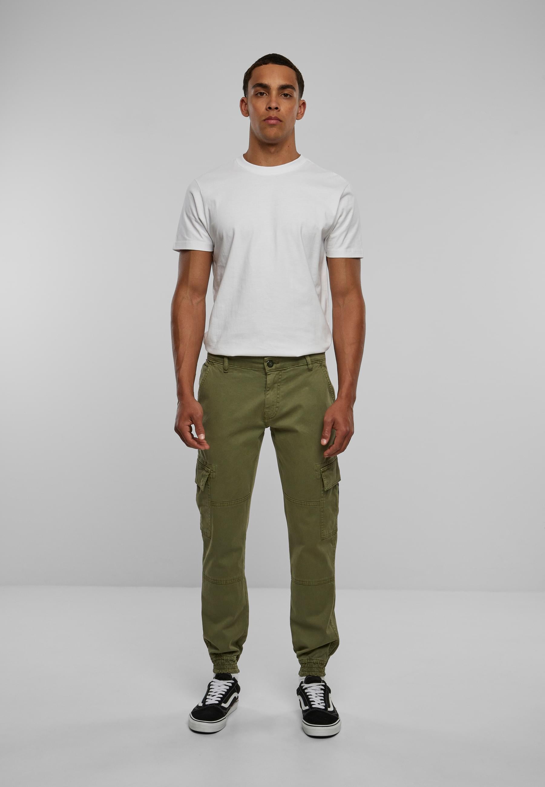 URBAN CLASSICS Cargohose »Urban Classics Herren Washed Cargo Twill Jogging Pants«, (1 tlg.)