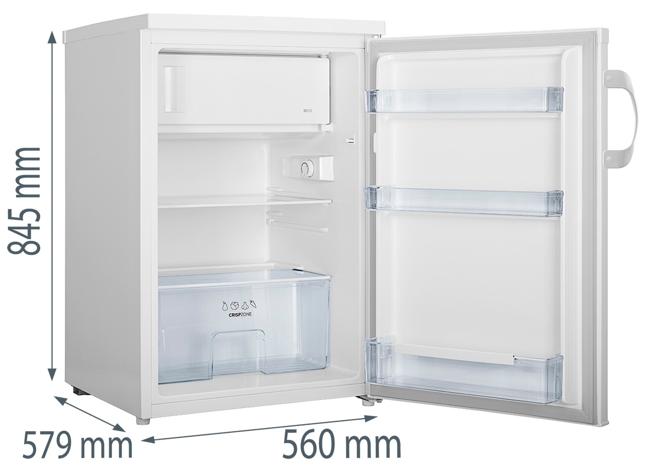 GORENJE Table Top Kühlschrank »RB49CPW«, Energieeffizienzklasse C