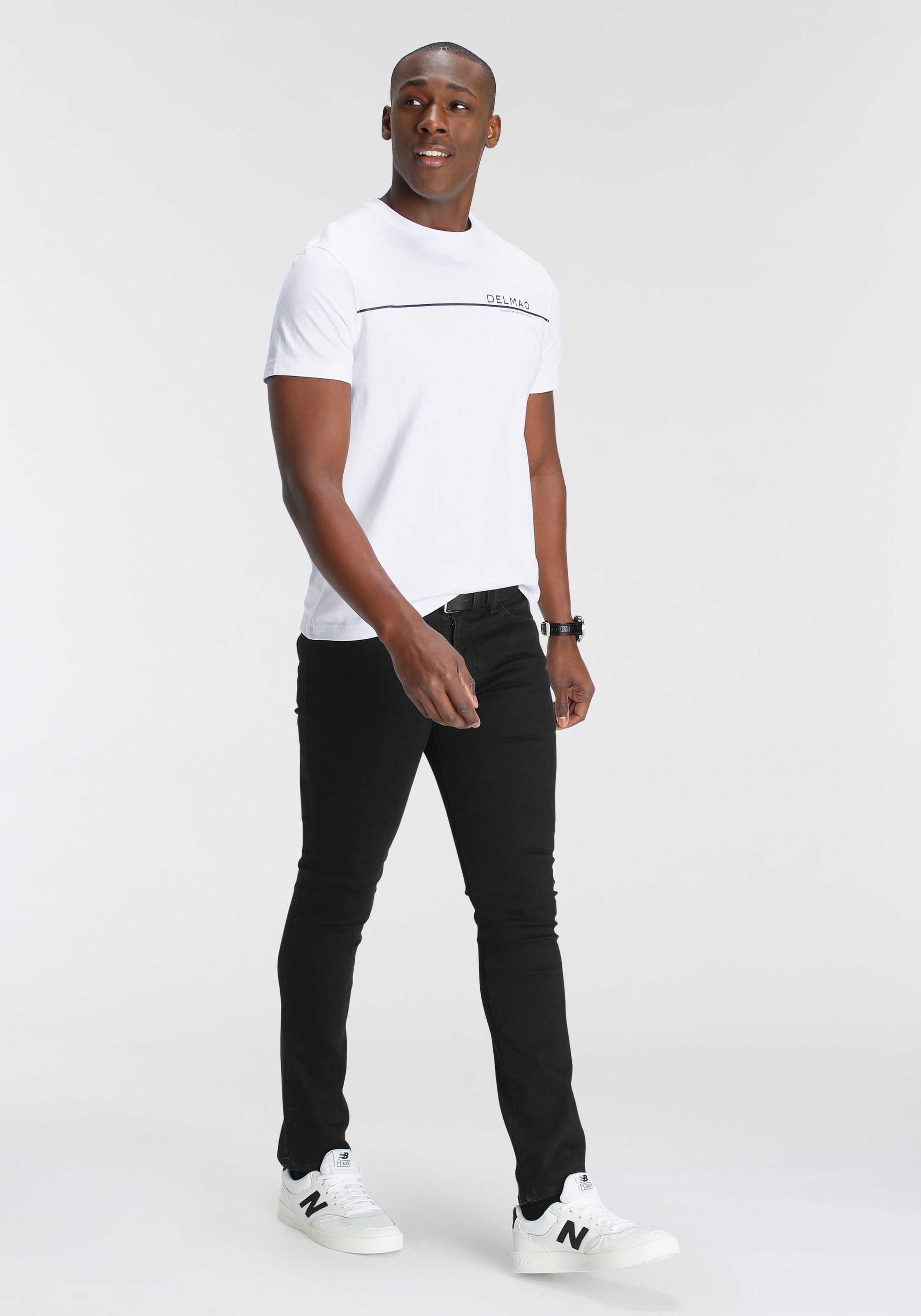 Delmao Reed Stretch Jeans Black 34/30 3