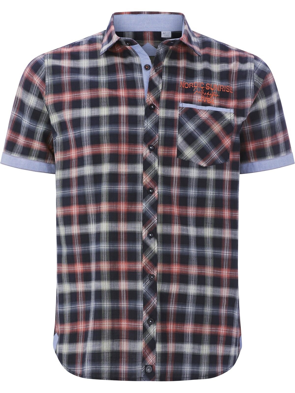 Jan Vanderstorm Karohemd "Kurzarmhemd EDBALD" 1 Stk. günstig online kaufen