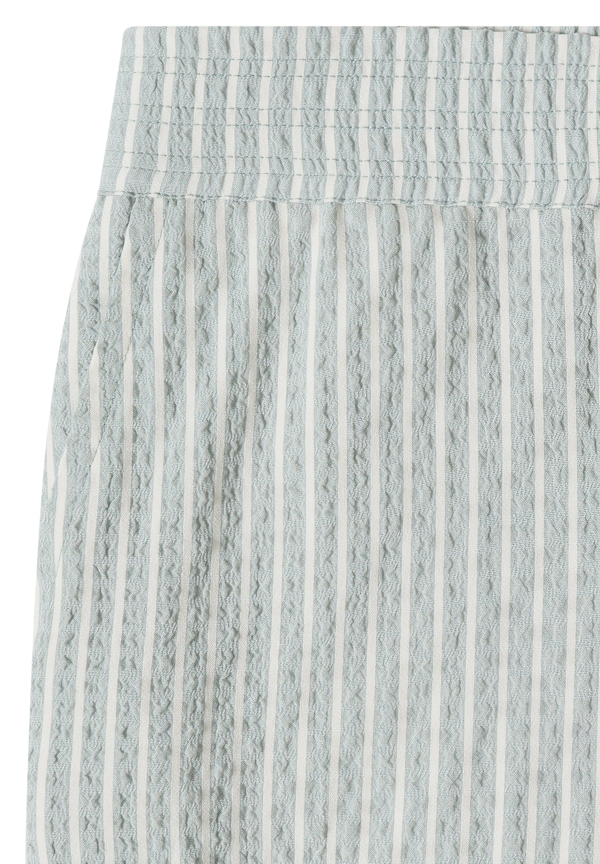 Cecil Stoffhose  mit gestreiftem Seersucker-Look