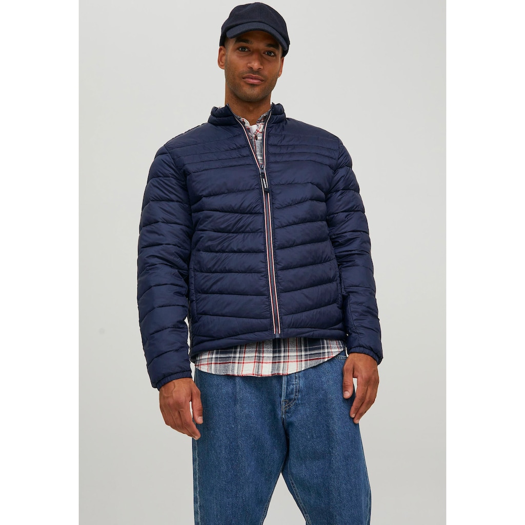 Jack & Jones Steppjacke »HERO PUFFER COLLAR«, ohne Kapuze