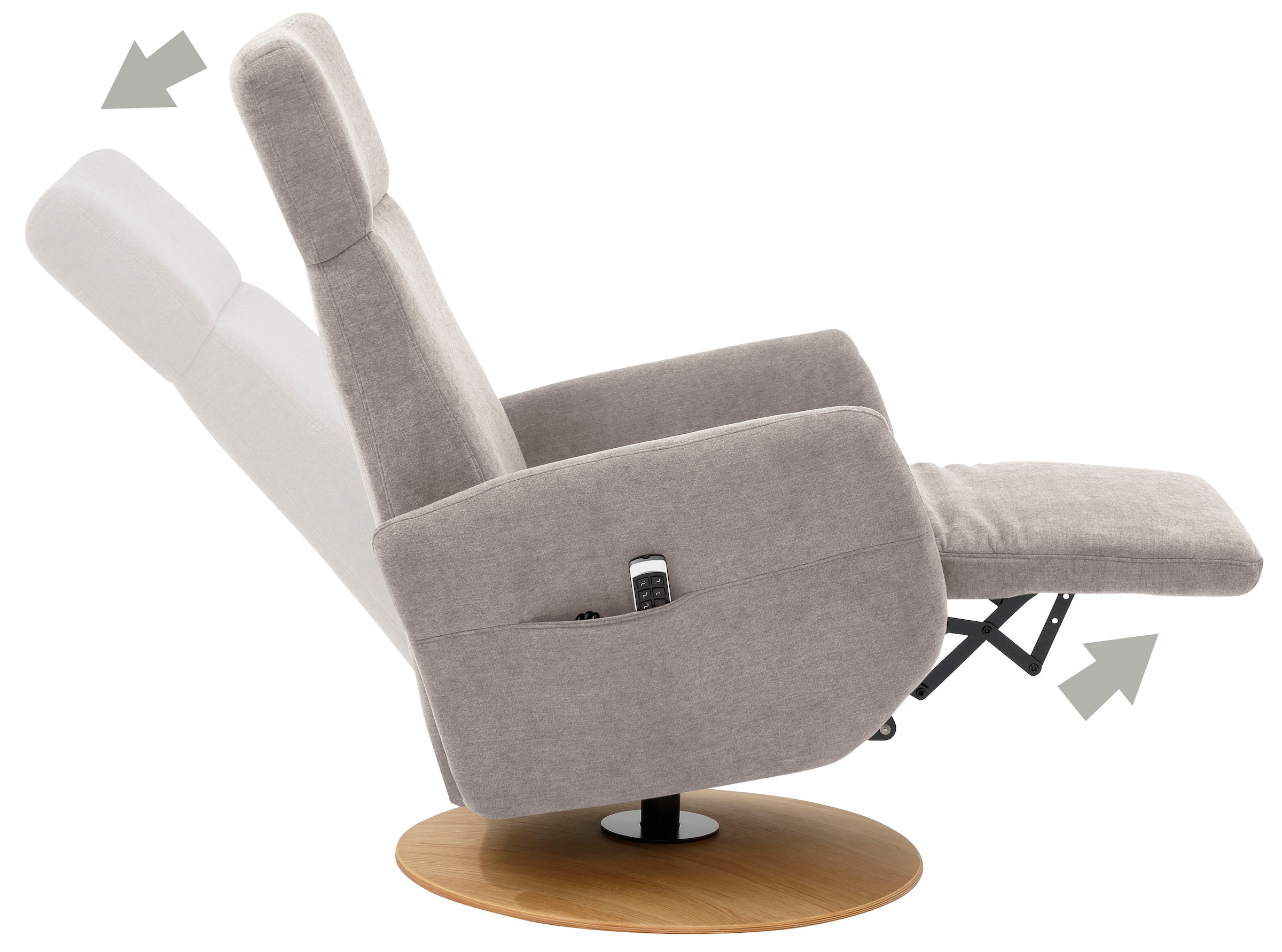 sit&more TV-Sessel »Kobra« wahlweise mit 2 Motoren, 2 Motoren und Akku oder mit 2 Motoren