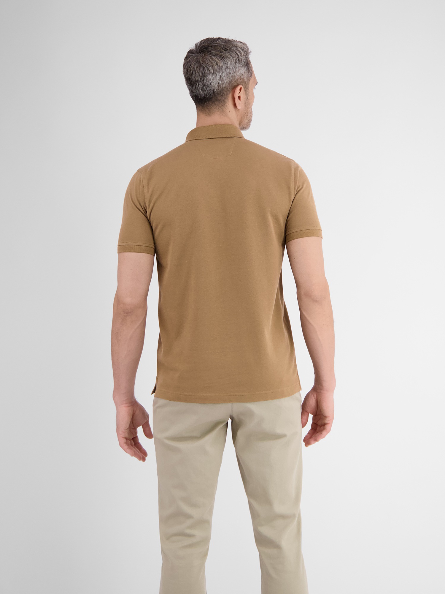 LERROS Poloshirt »LERROS Basic Poloshirt für Herren, unifarben«