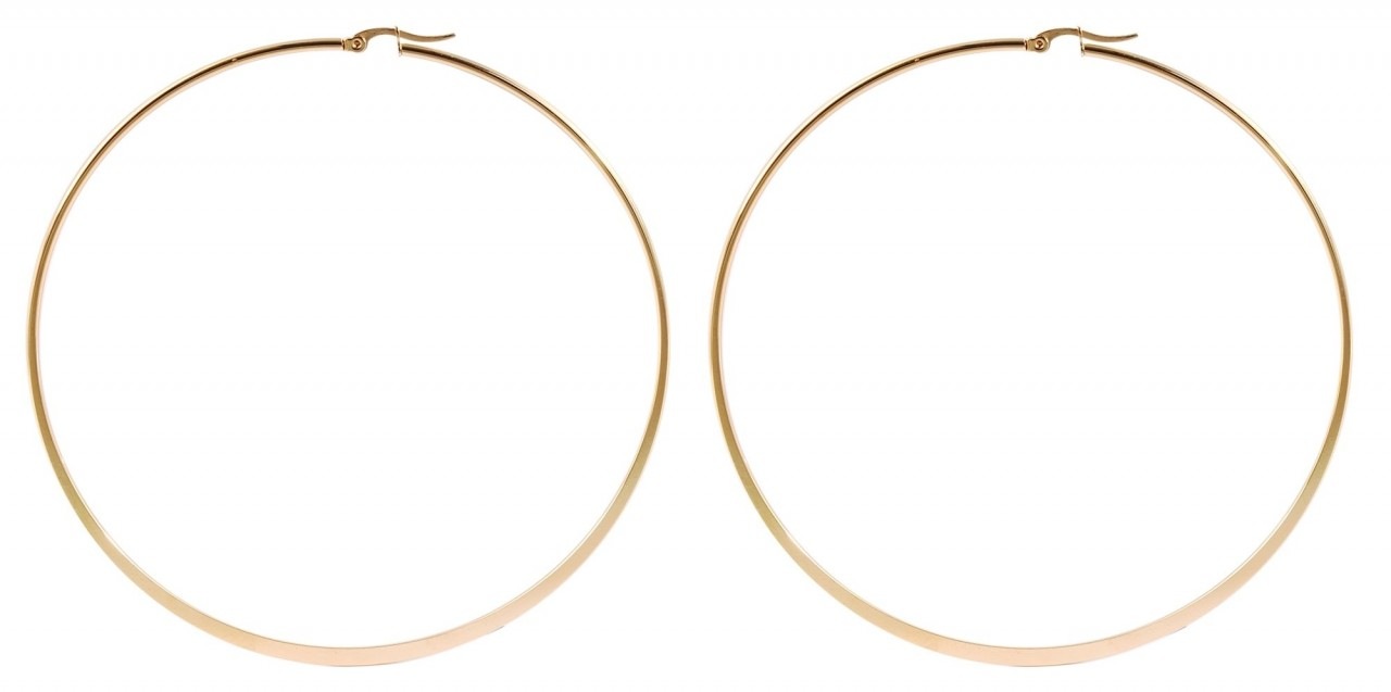 Adelia´s Paar Creolen »Neuheit 2025 - Damen Creolen aus poliertem Edelstahl«