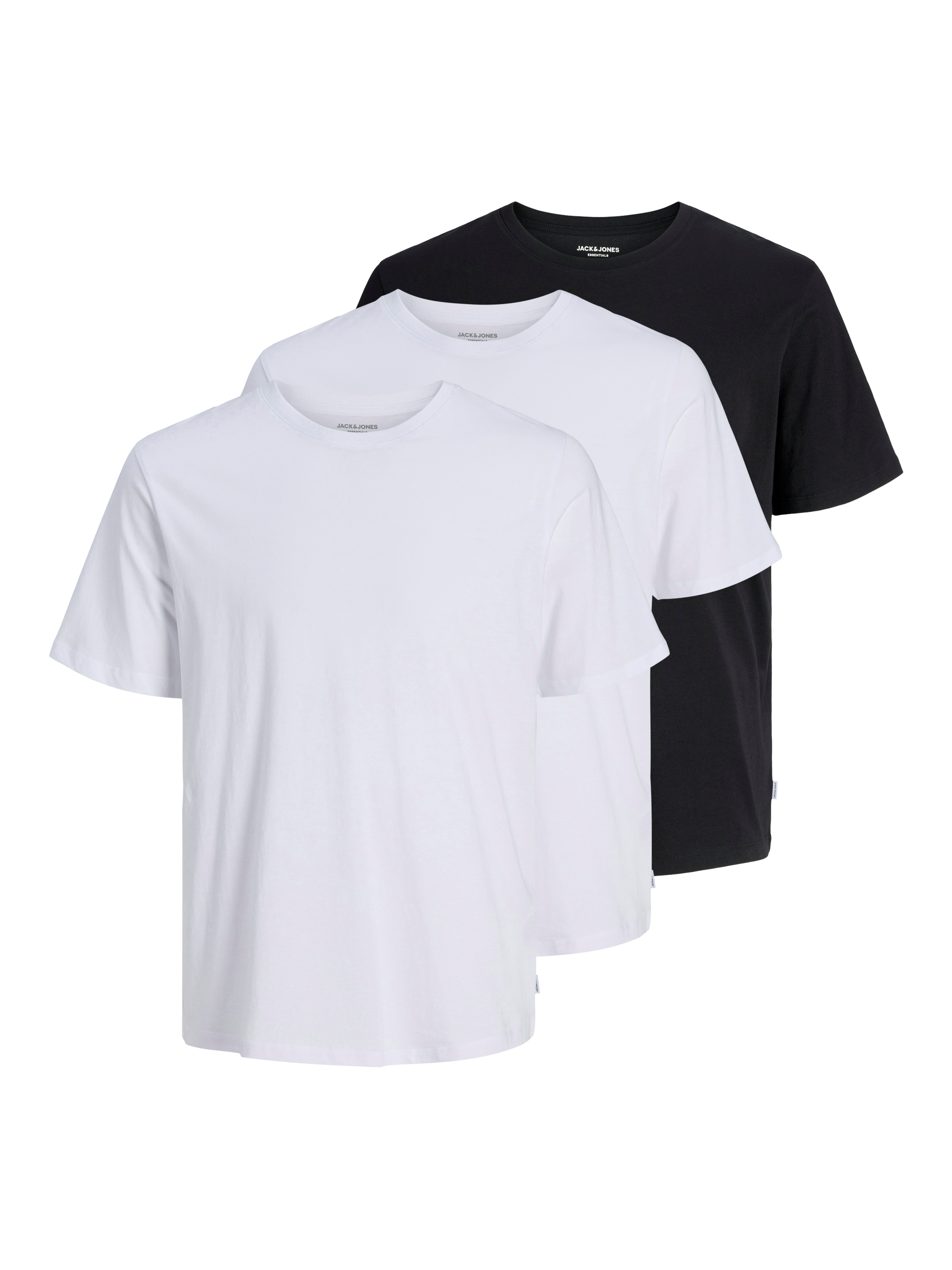 Jack & Jones Rundhalsshirt "JJEORGANIC BASIC TEE SS O-NE 3PK MP NOOS" Packu günstig online kaufen