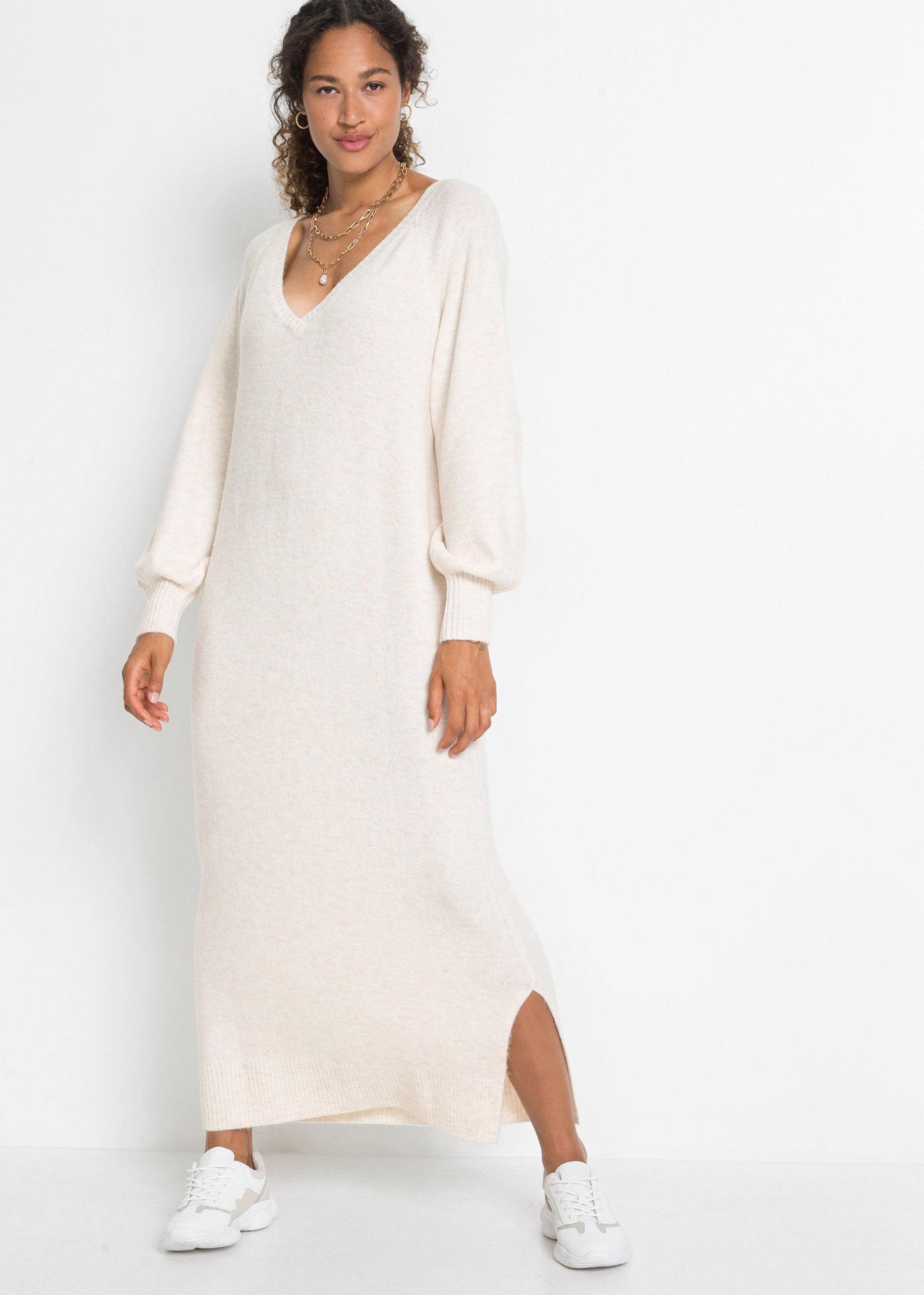 bonprix Strickkleid "Oversized Strickkleid in Midilänge" Oversized Strickkl günstig online kaufen