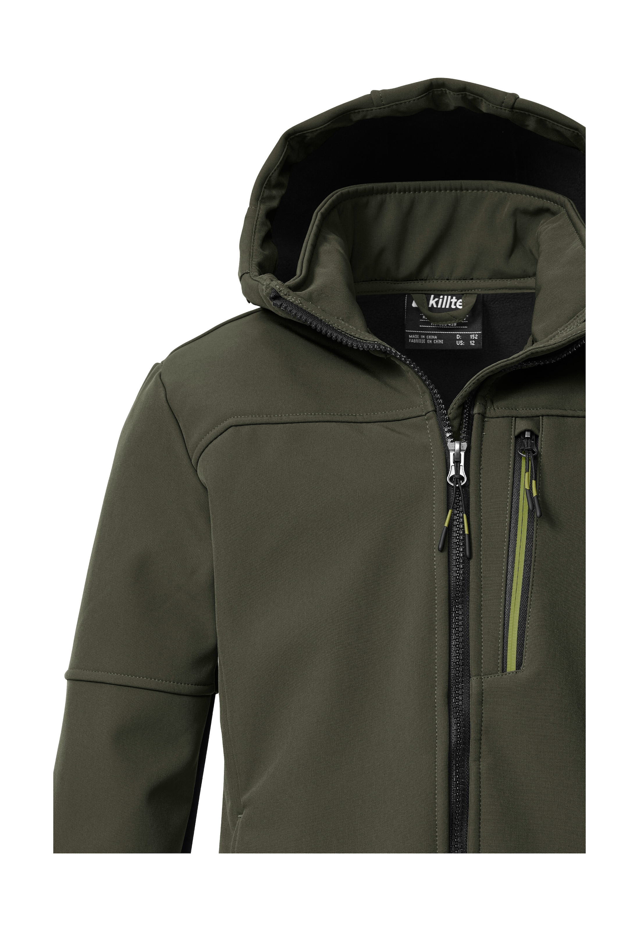 Killtec Softshelljacke »KOW 226 BYS SFTSHLL JCKT«, Wind- und wasserabweisende Kinder-Softshelljacke, Fleece, Reflektoren