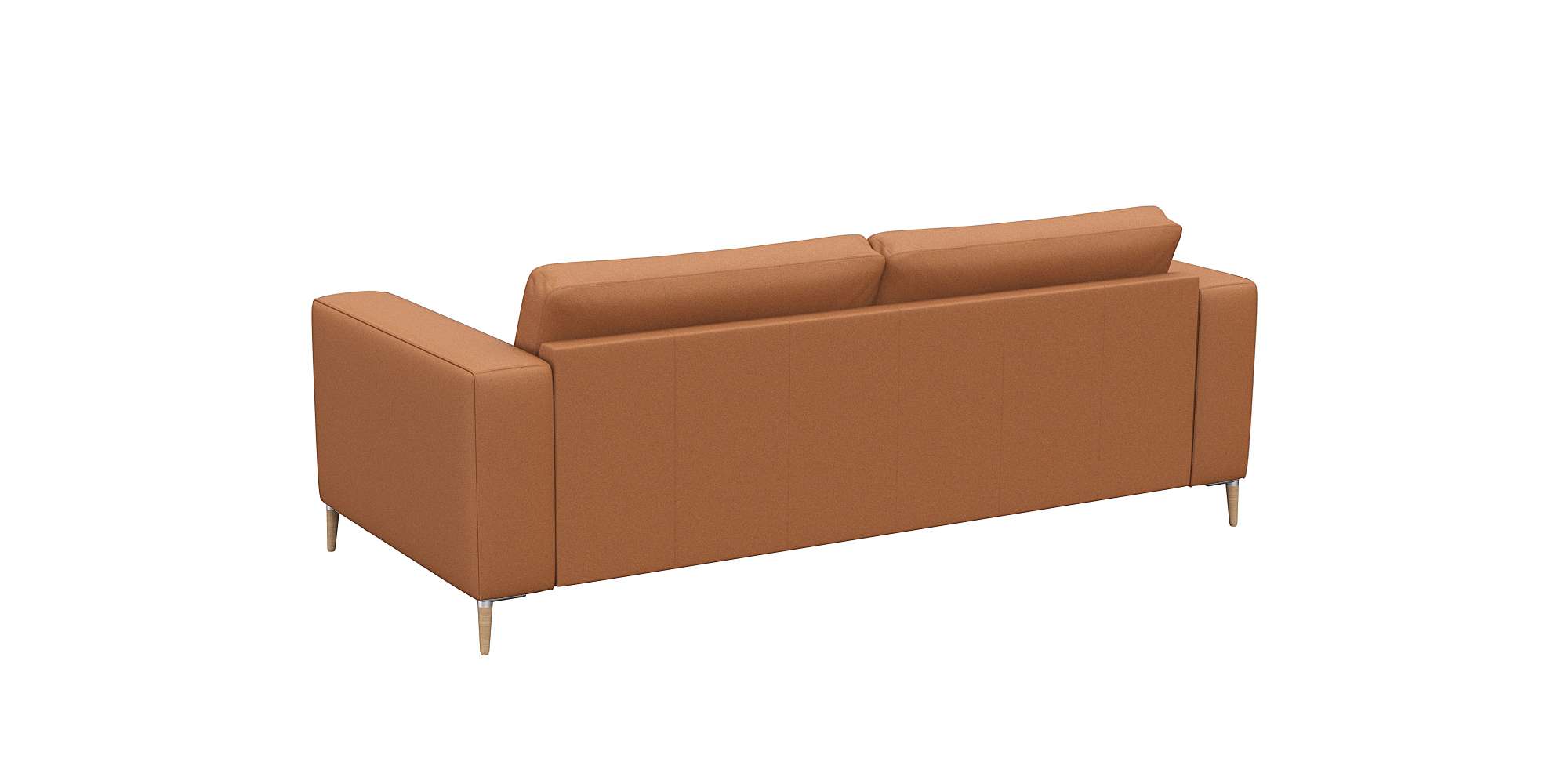 Thumbnail - FLEXLUX 2,5-Sitzer "Fiore, super Sitzkomfort durch Kaltschaum," breite Armlehnen, Füße Alu+ Eiche