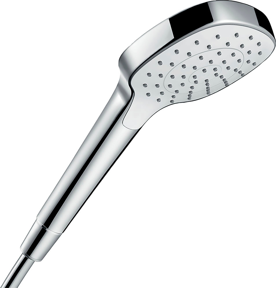 hansgrohe Handbrause "Croma E", 11cm, 1 Strahlart Weiß/chrom