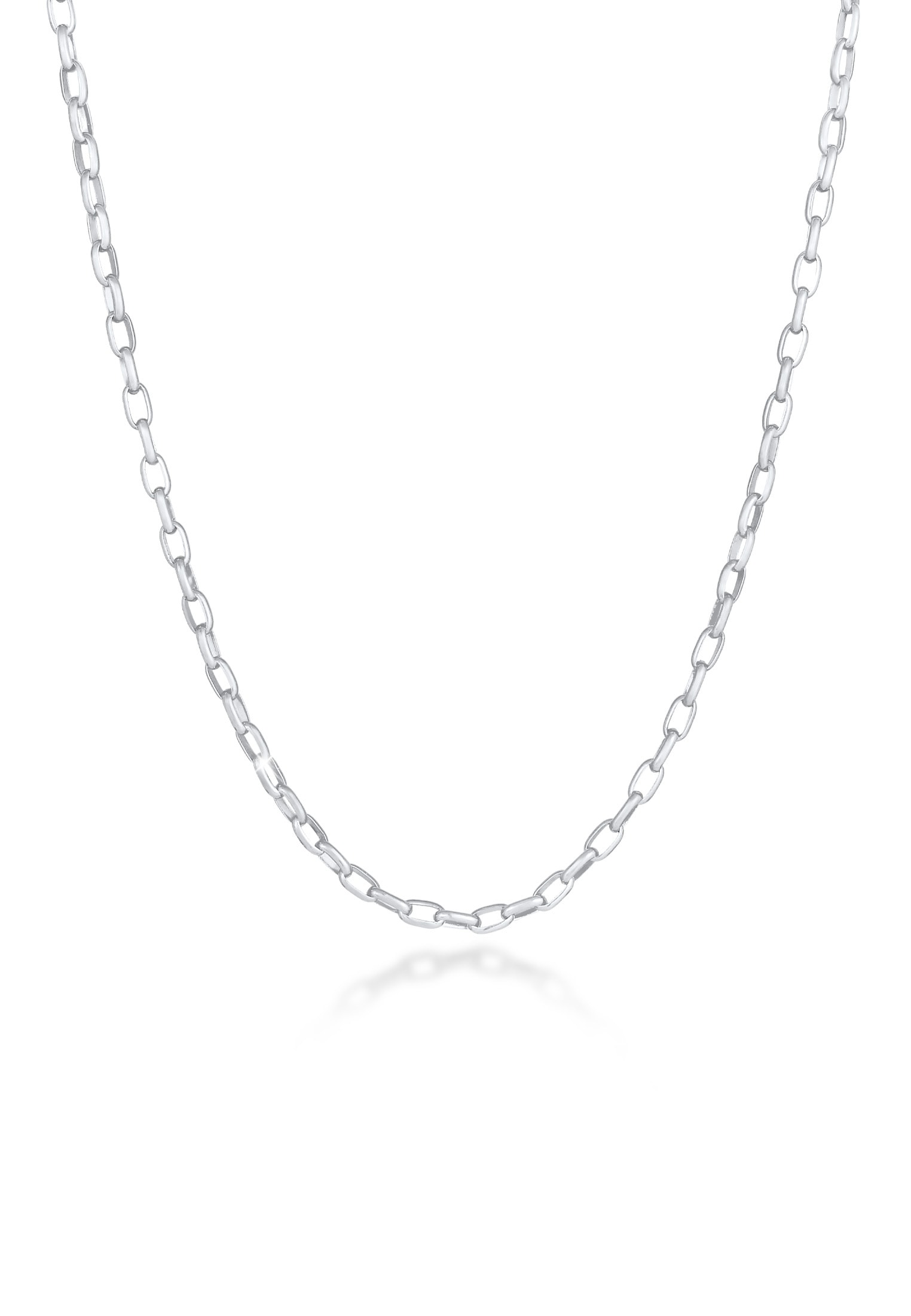 Kuzzoi Silberkette »Halskette Herren Ankerkette Oval 925 Silber«
