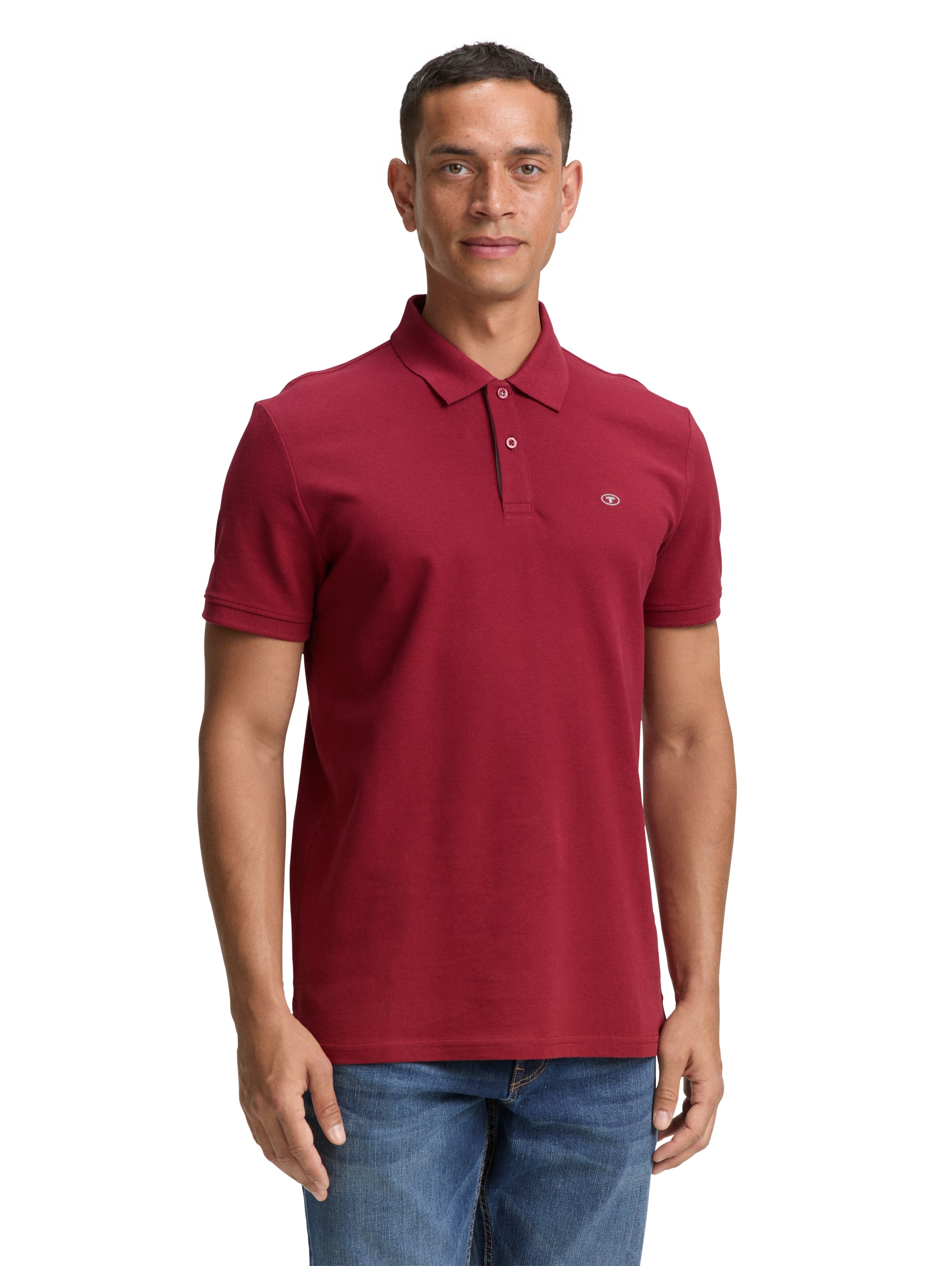 TOM TAILOR Poloshirt, mit farblich hervorgehobener Knopfleiste günstig online kaufen