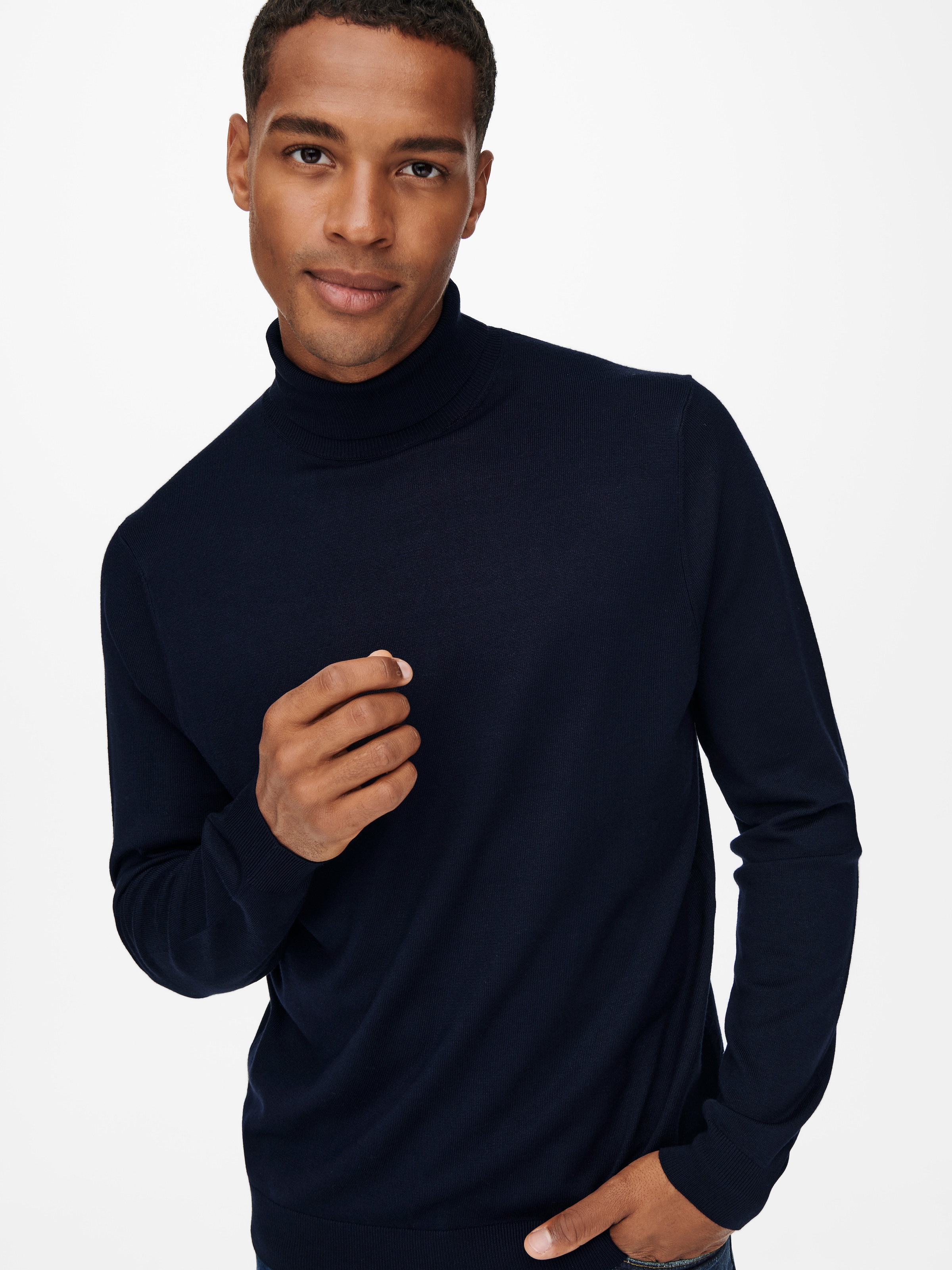 ONLY & SONS 1100000002199 »ONSWYLER LIFE REG ROLL NECK KNIT NOOS«
