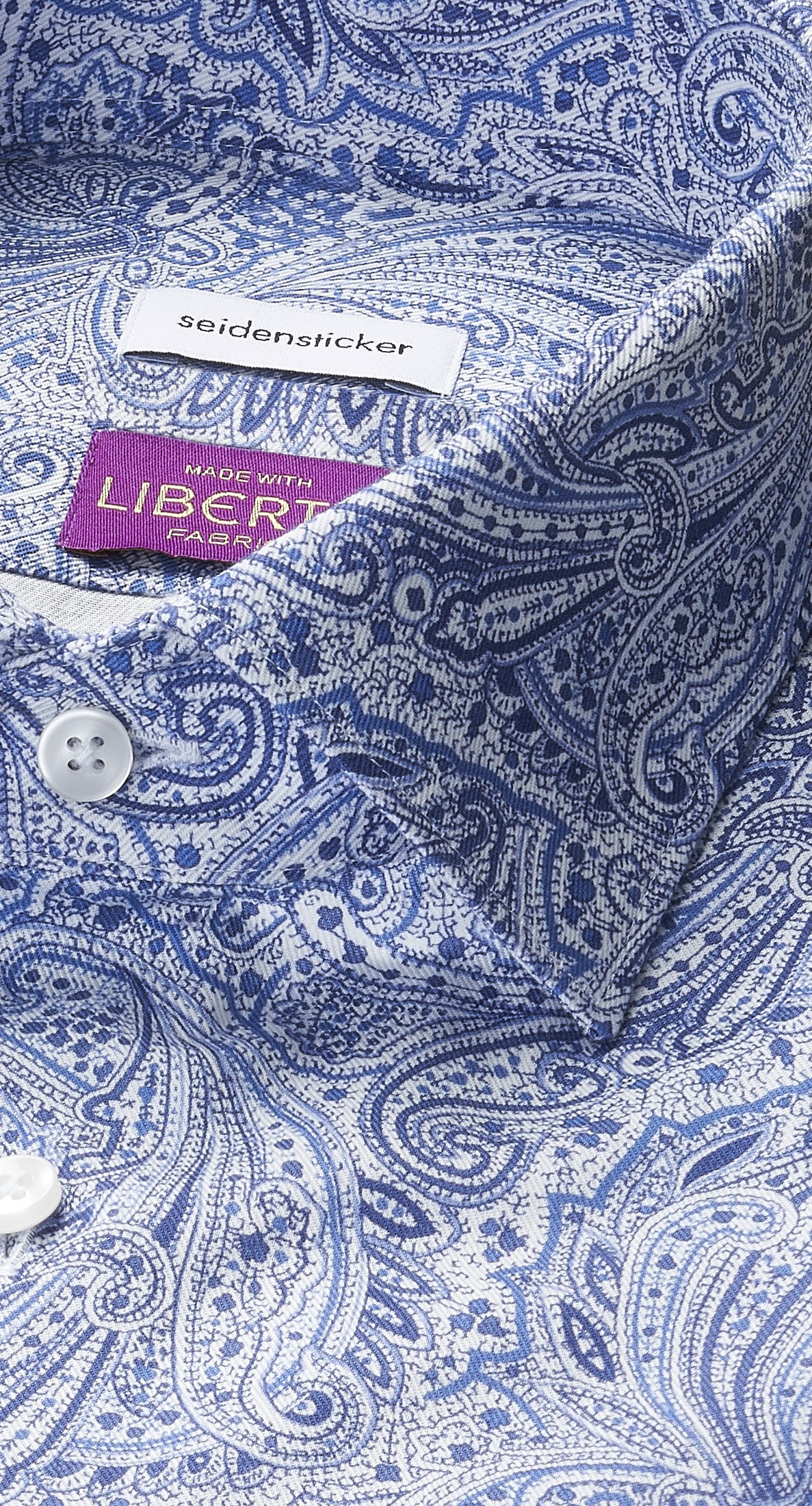 seidensticker Businesshemd »Schwarze Rose« Slim 1/1 Kentkragen Druck