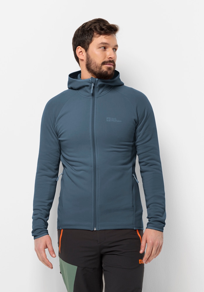 Jack Wolfskin Fleecejacke "BAISELBERG HOODED FZ M", mit Kapuze günstig online kaufen