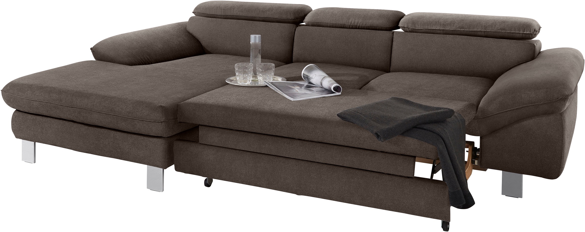 Thumbnail - COTTA Ecksofa "Driver L-Form", mit Kopfteilverstellung, wahlweise mit Bettfunktion & Bettkasten