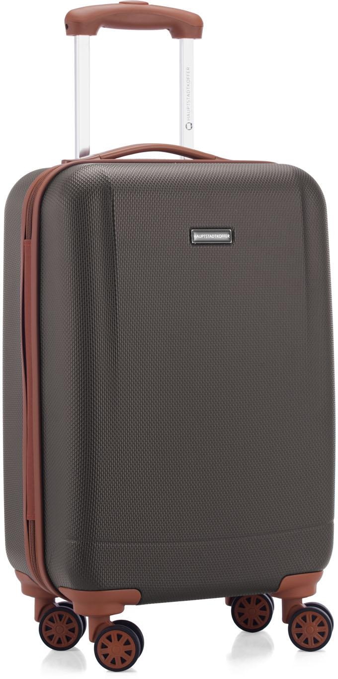 Hauptstadtkoffer Hartschalen-Trolley »Wannsee, 58 cm«, 4 Rollen, Hartschalen-Koffer Handgepäck-Koffer Reisegepäck TSA Schloss