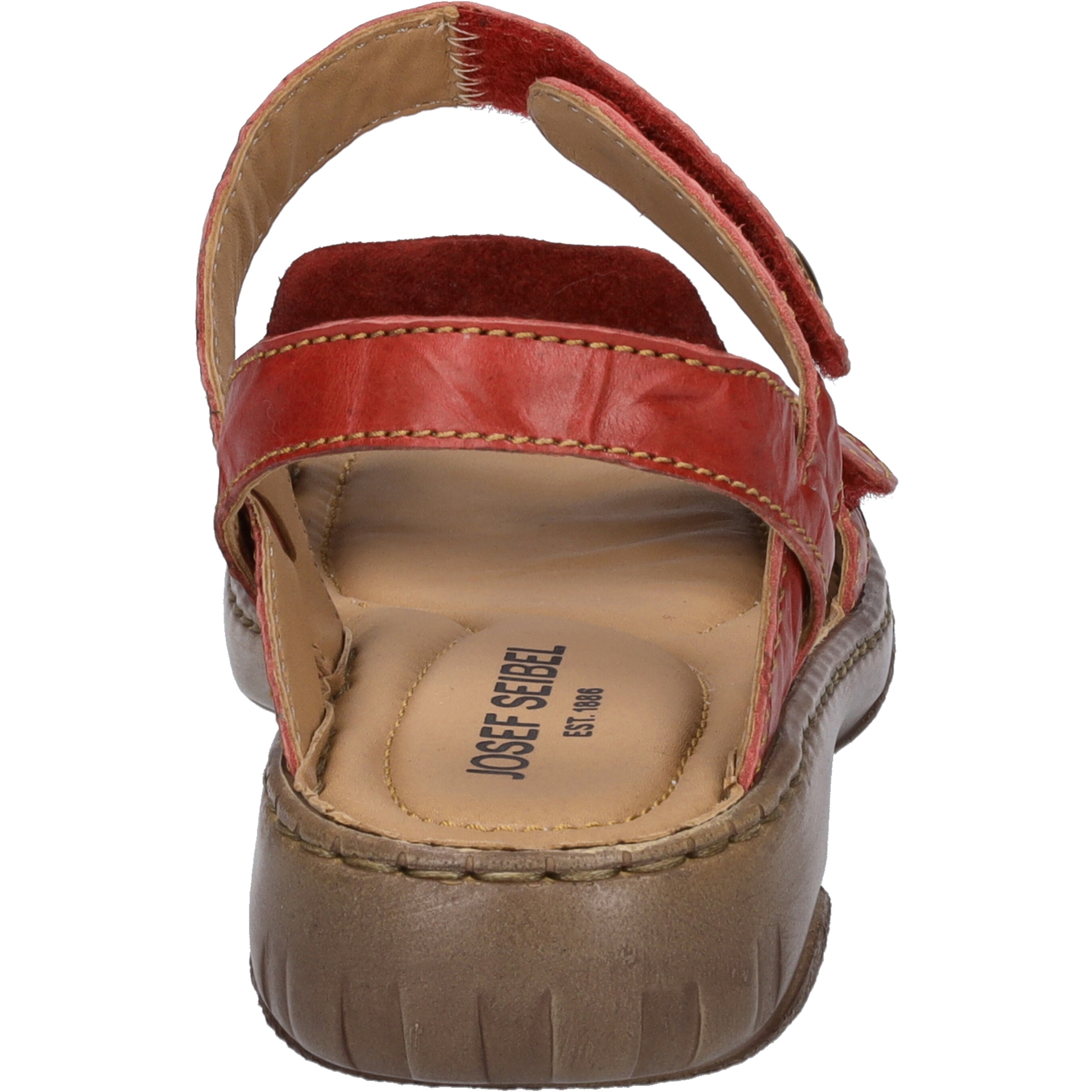 Sandale JOSEF SEIBEL "Debra 62, rot", Damen, Gr. 38, rot, Obermaterial: 100% Rindsleder Leather cow., Schuhe Sandale 3