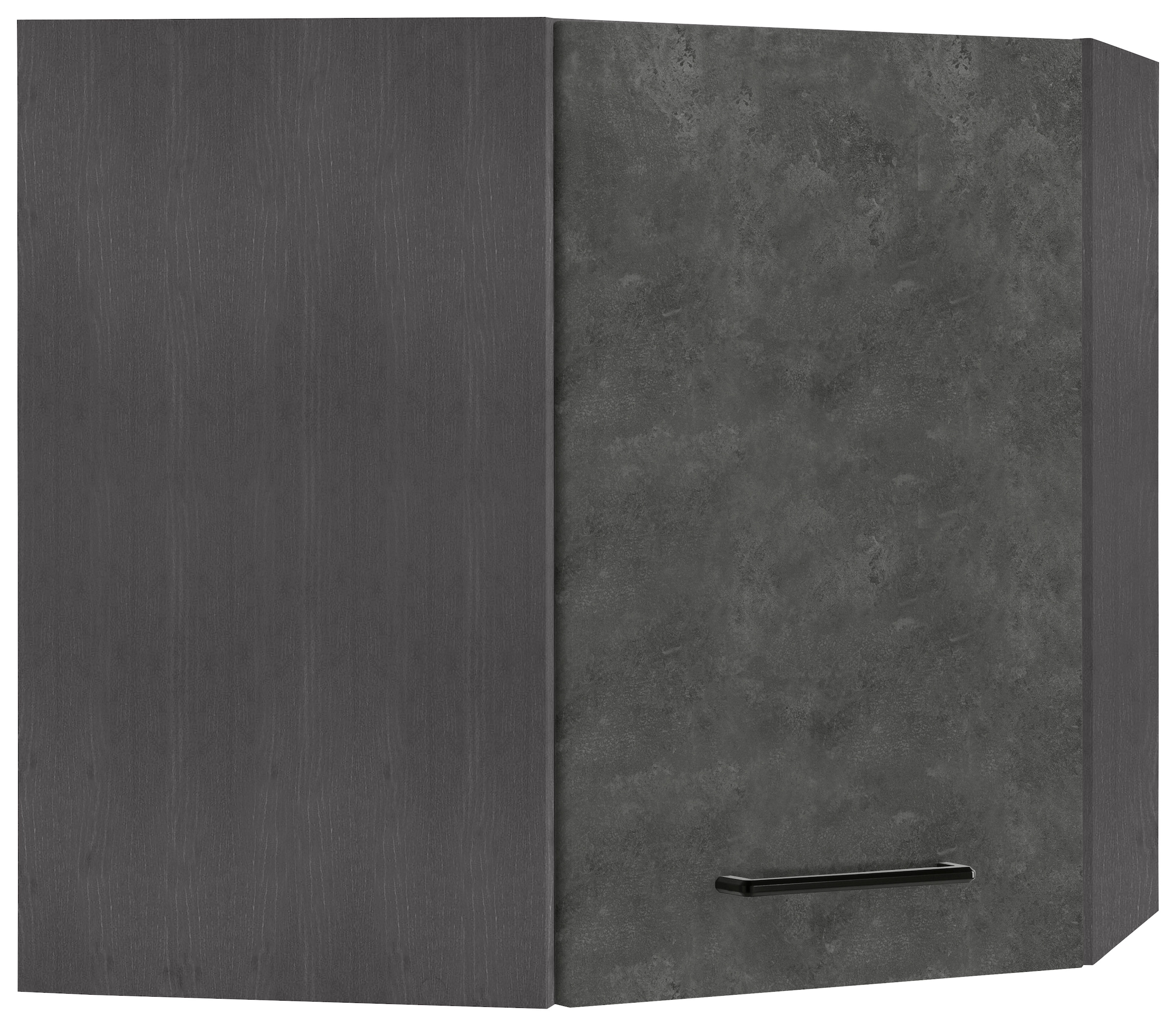 HELD MÖBEL Eckhängeschrank »Tulsa«, 60 1 | cm kaufen Metallgriff, Tür, hochwertige MDF schwarzer BAUR Front breit