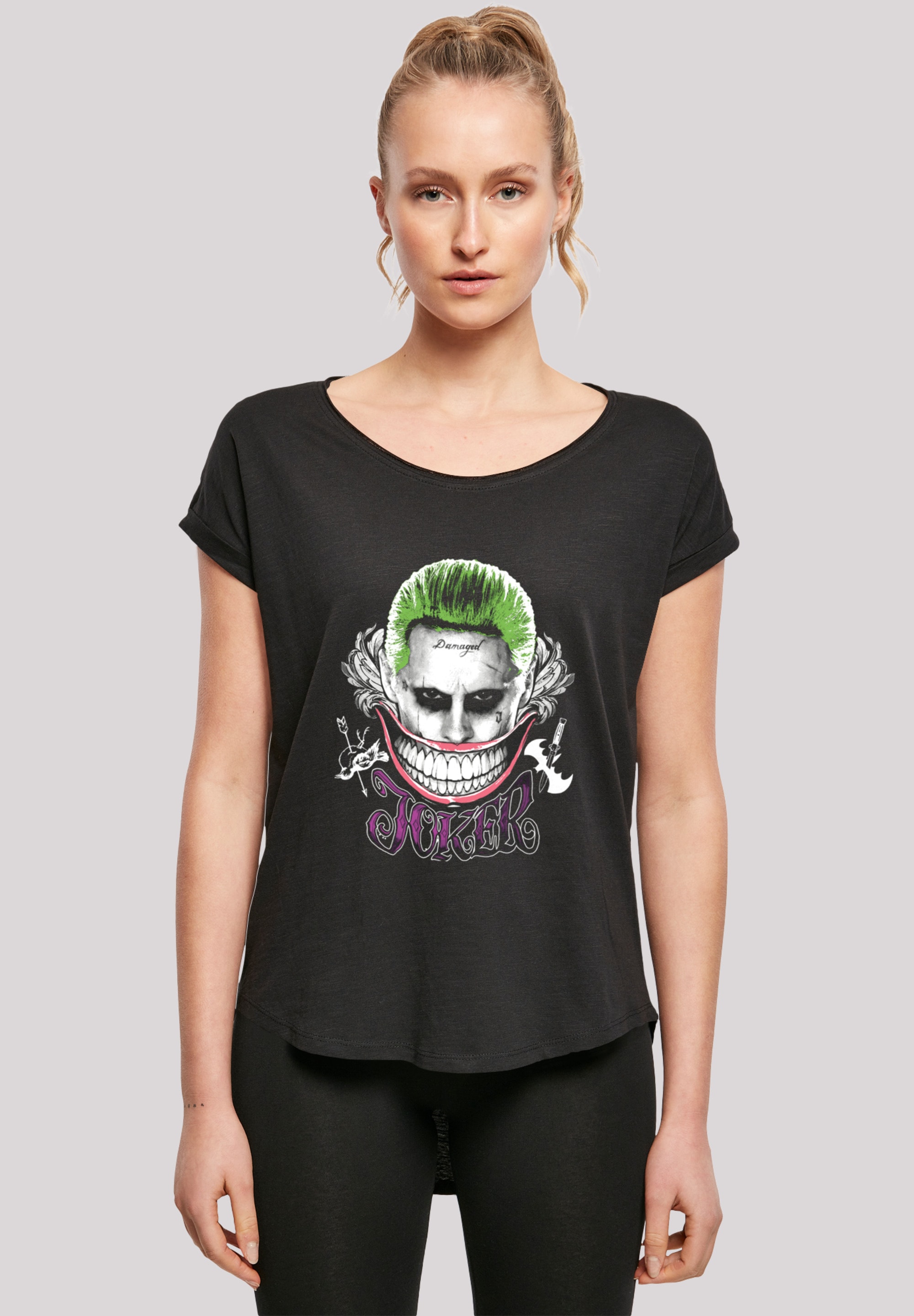 F4NT4STIC T-Shirt "Suicide Squad Joker Coloured Smile", Print günstig online kaufen