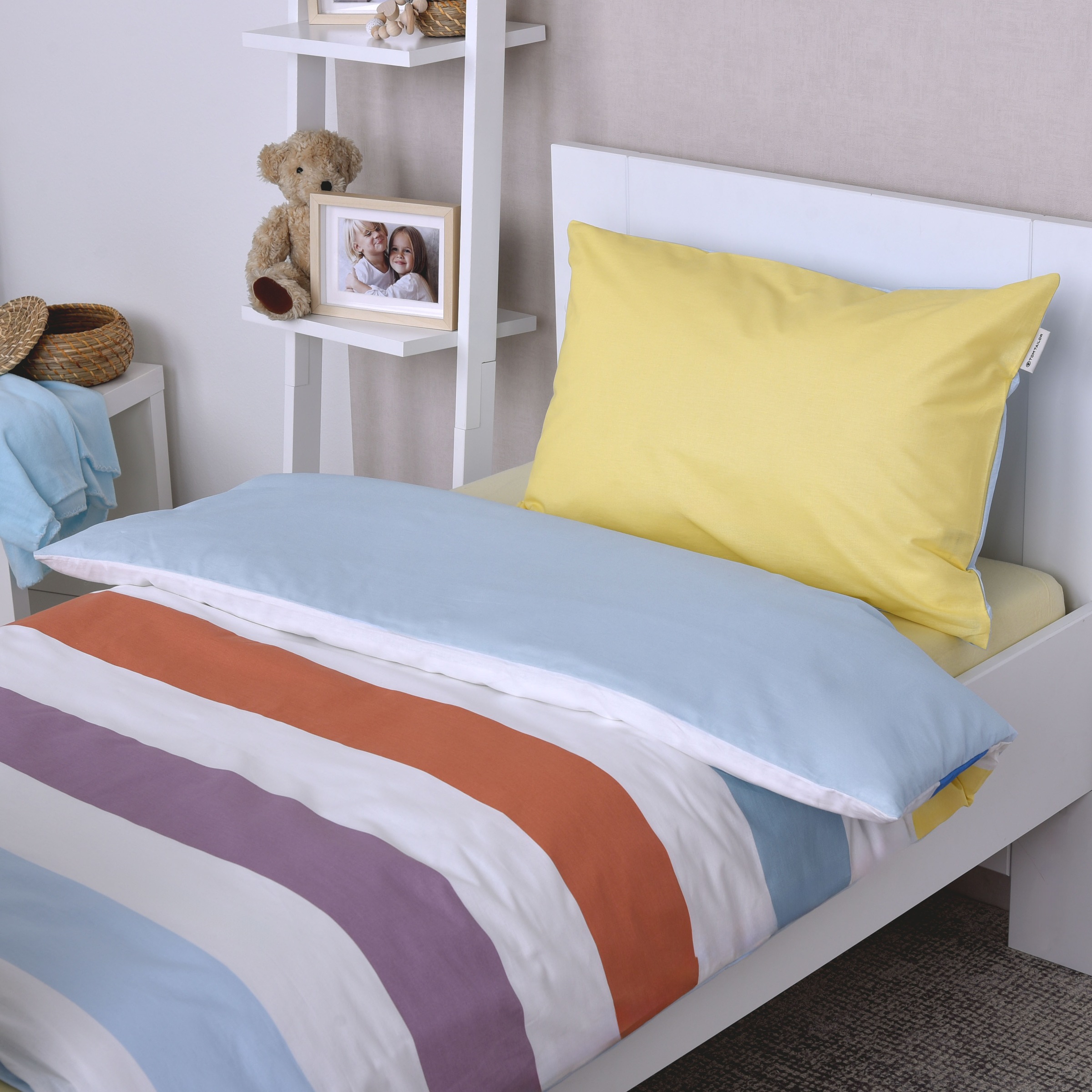 TOM TAILOR HOME Babybettwäsche "TWO-TONE SOLID COLORS in Gr. 100x135cm" 2 S günstig online kaufen