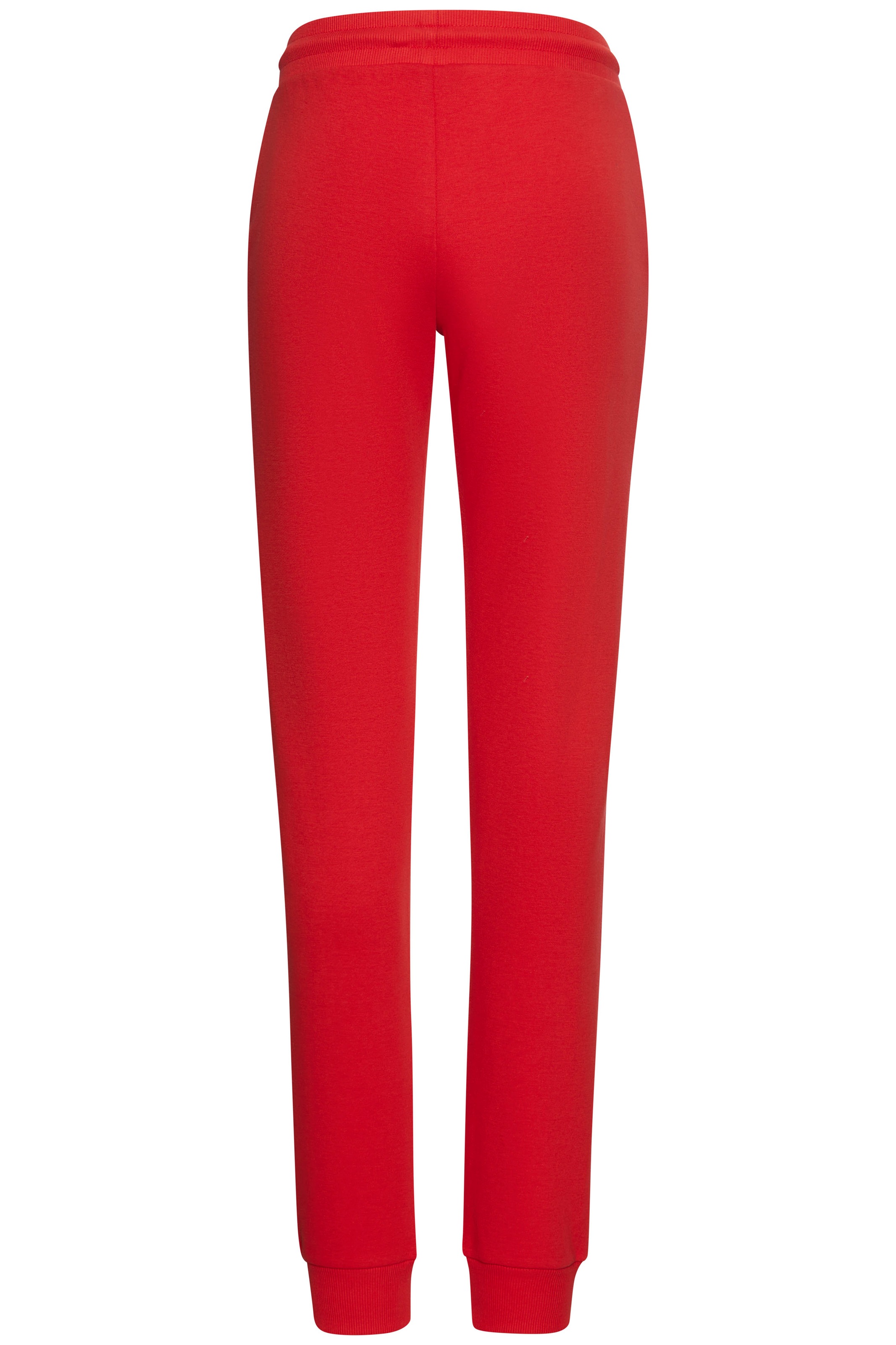 Sweathose H.I.S, Damen, Gr. 48/50, N-Gr, rot, Sweatware, Obermaterial: 60% Baumwolle, 40% Polyester, unifarben, bequem lang, Hosen Sweathose, aus weicher Sweatware und mit Ankerstickerei, Loungewear 3