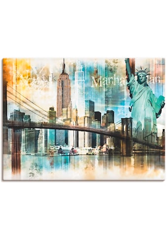 Artland Paveikslas »New York Skyline Collage I...