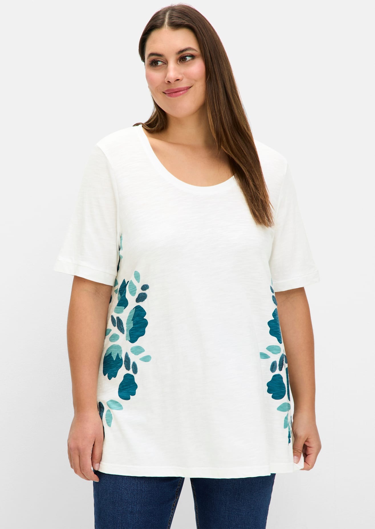 Sheego T-Shirt "T-Shirt" 1 Stk. tlg. günstig online kaufen