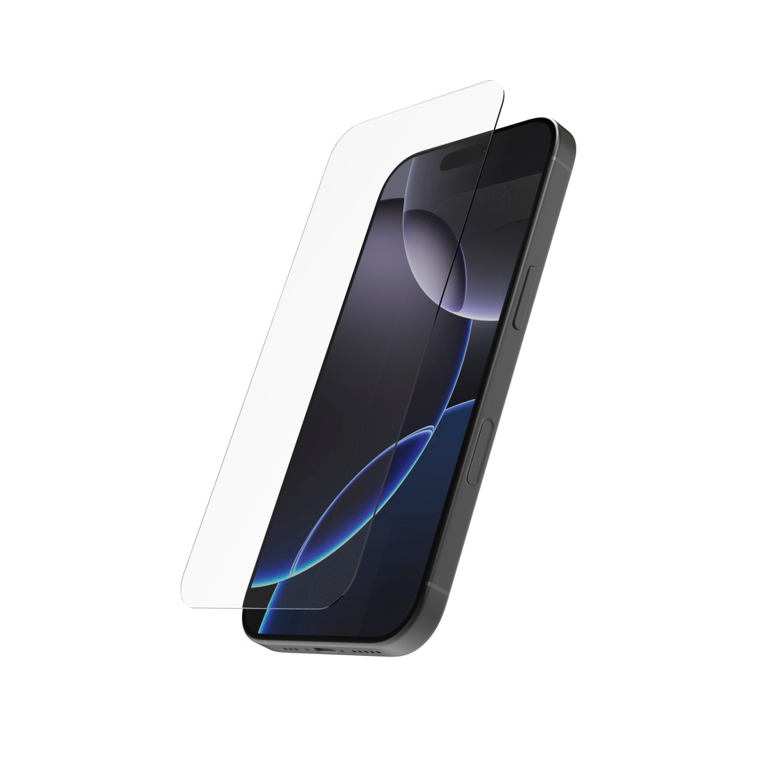 Hama Displayschutzglas »Displayschutz für iPhone 17 Pro Max (Panzerglas, ultraklar)«, mit Montagehilfe