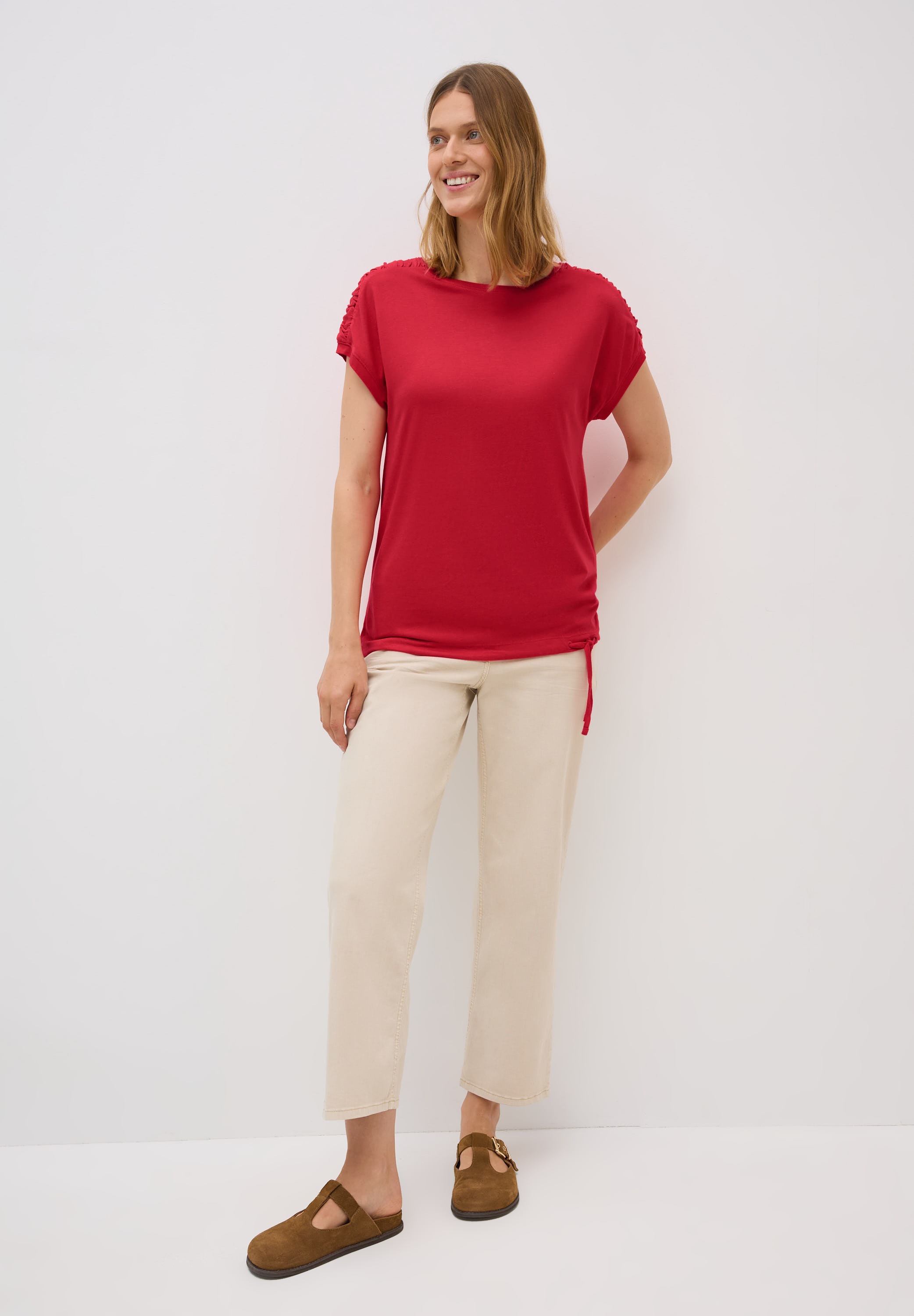 Cecil T-Shirt, mit Tunnelzug am Saum