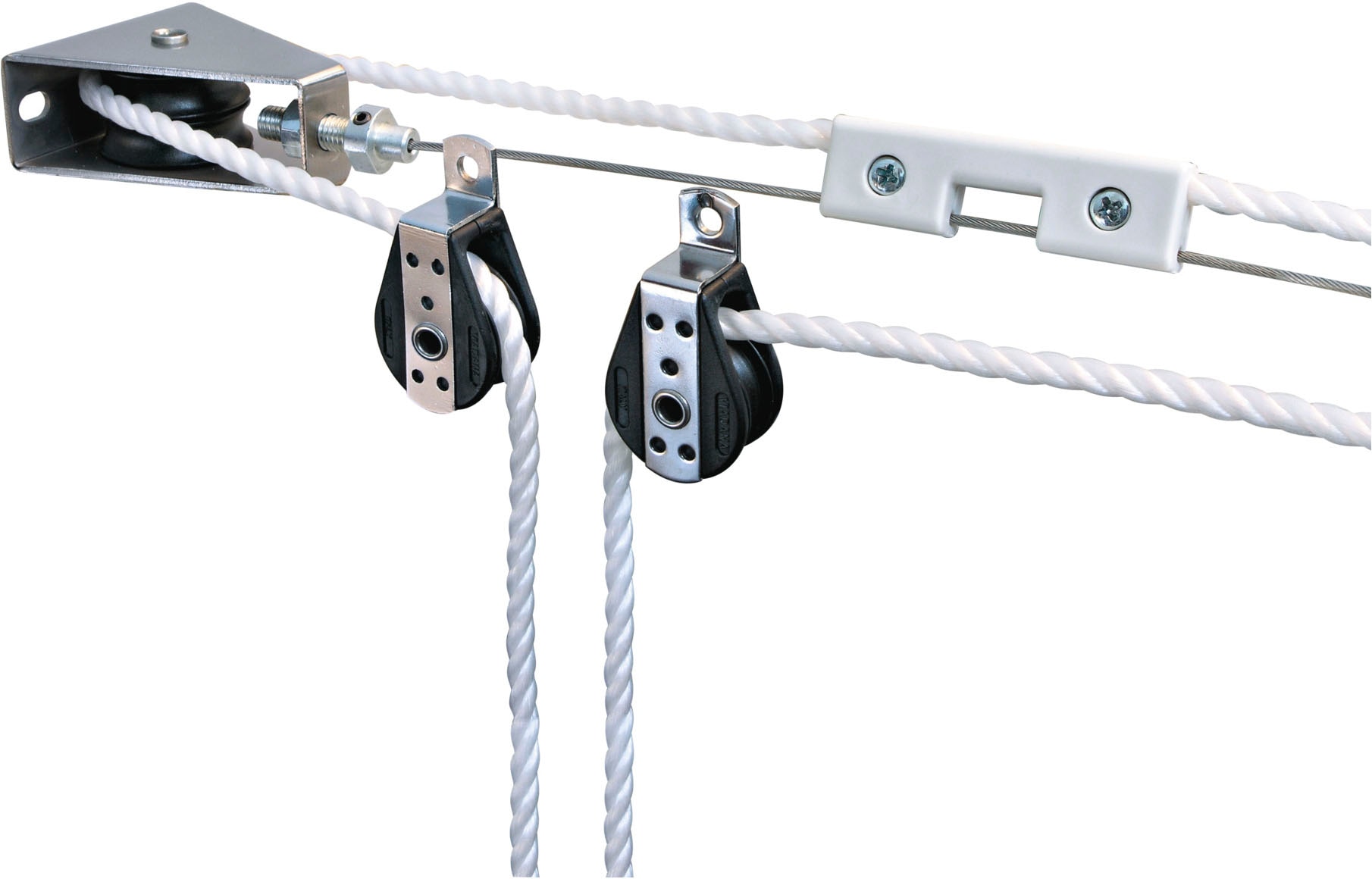 Windhager Seilspanngarnitur Seilzug-Set zum Spannen von Sonnensegeln