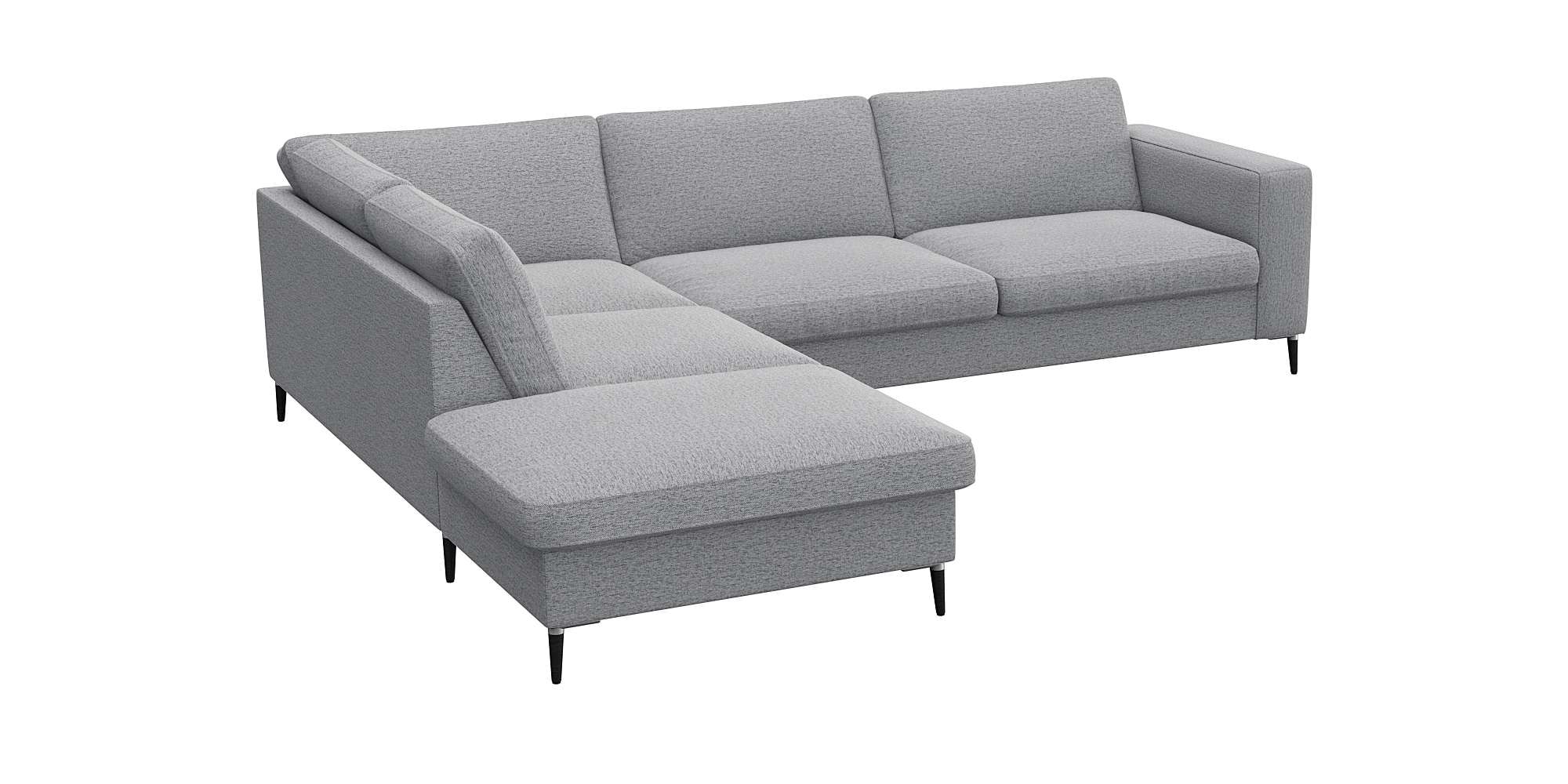 FLEXLUX Ecksofa "Fiore, super Sitzkomfort durch Kaltschaum im Sitz, L-Form" günstig online kaufen