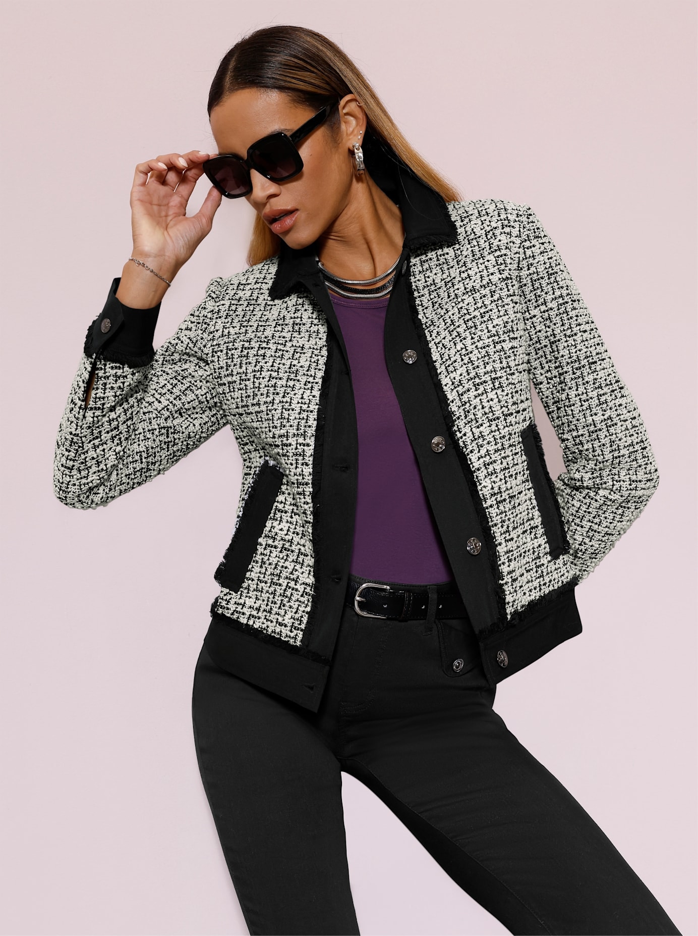 creation L Jackenblazer "Bouclé-Blazer"