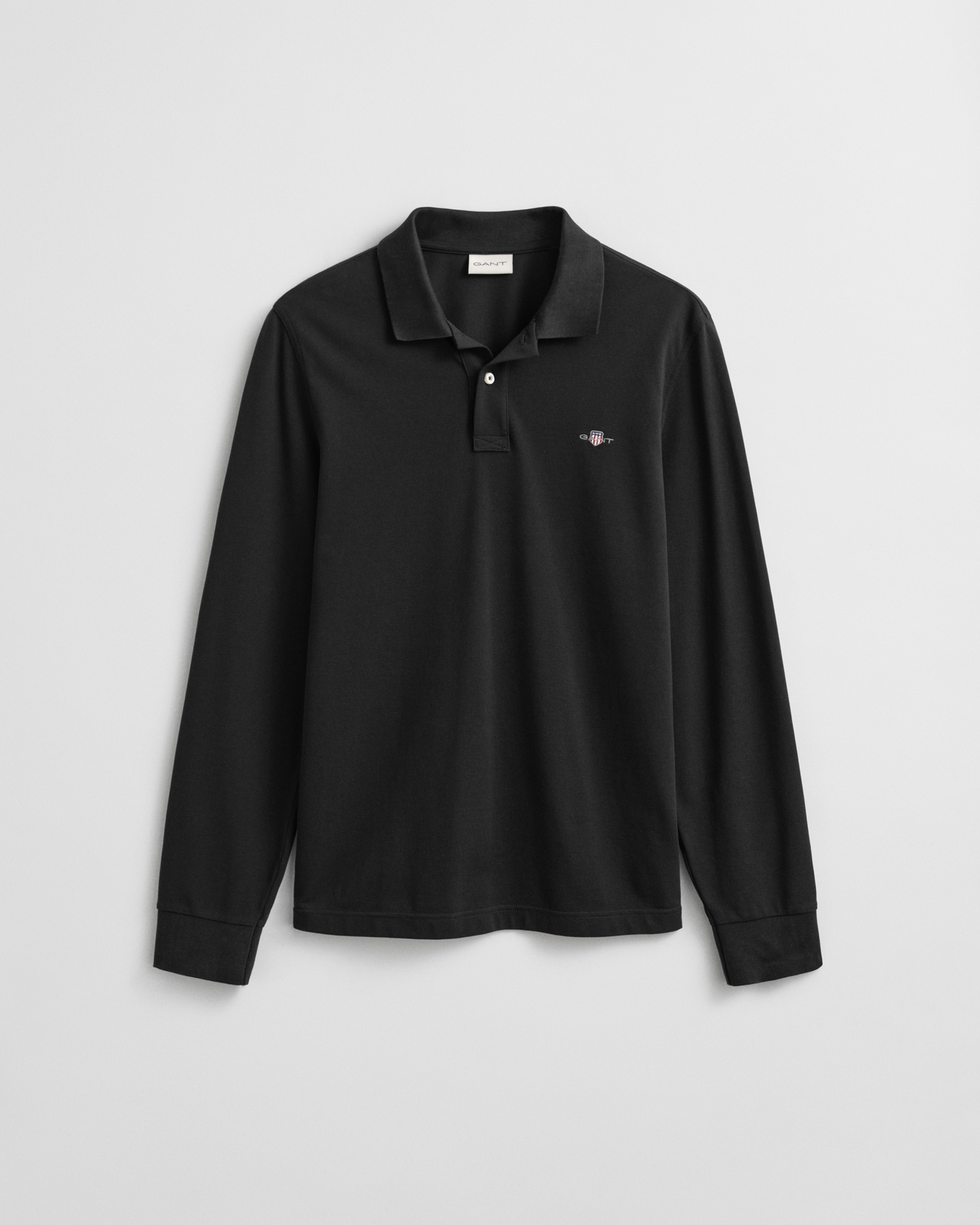 Gant Poloshirt »REG SHIELD LS PIQUE RUGGER«, mit Logotickerei auf der Brust