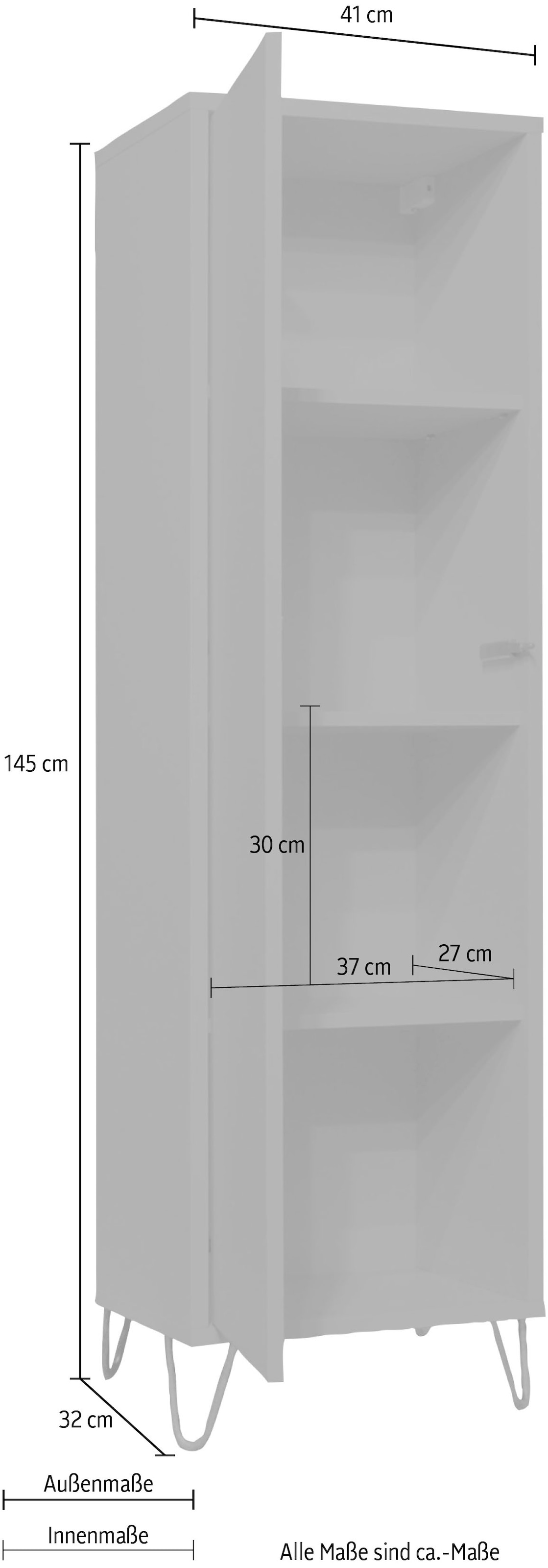 »Bonnie«, Mäusbacher BAUR | Breite Mehrzweckschrank Drahtgestell 41 cm mit