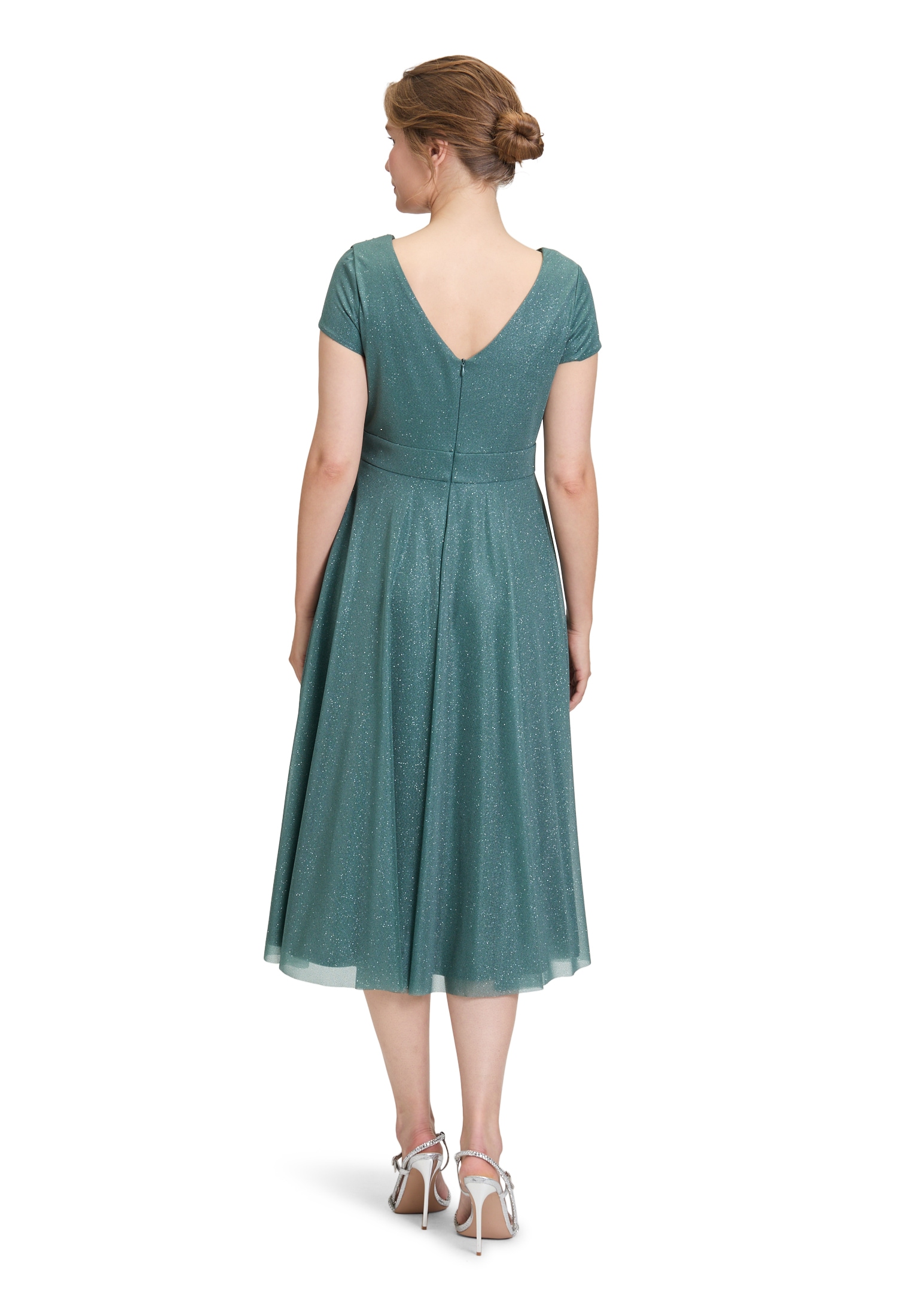Vera Mont Cocktailkleid »Vera Mont Cocktailkleid im Glitzer-Look«, Stoff