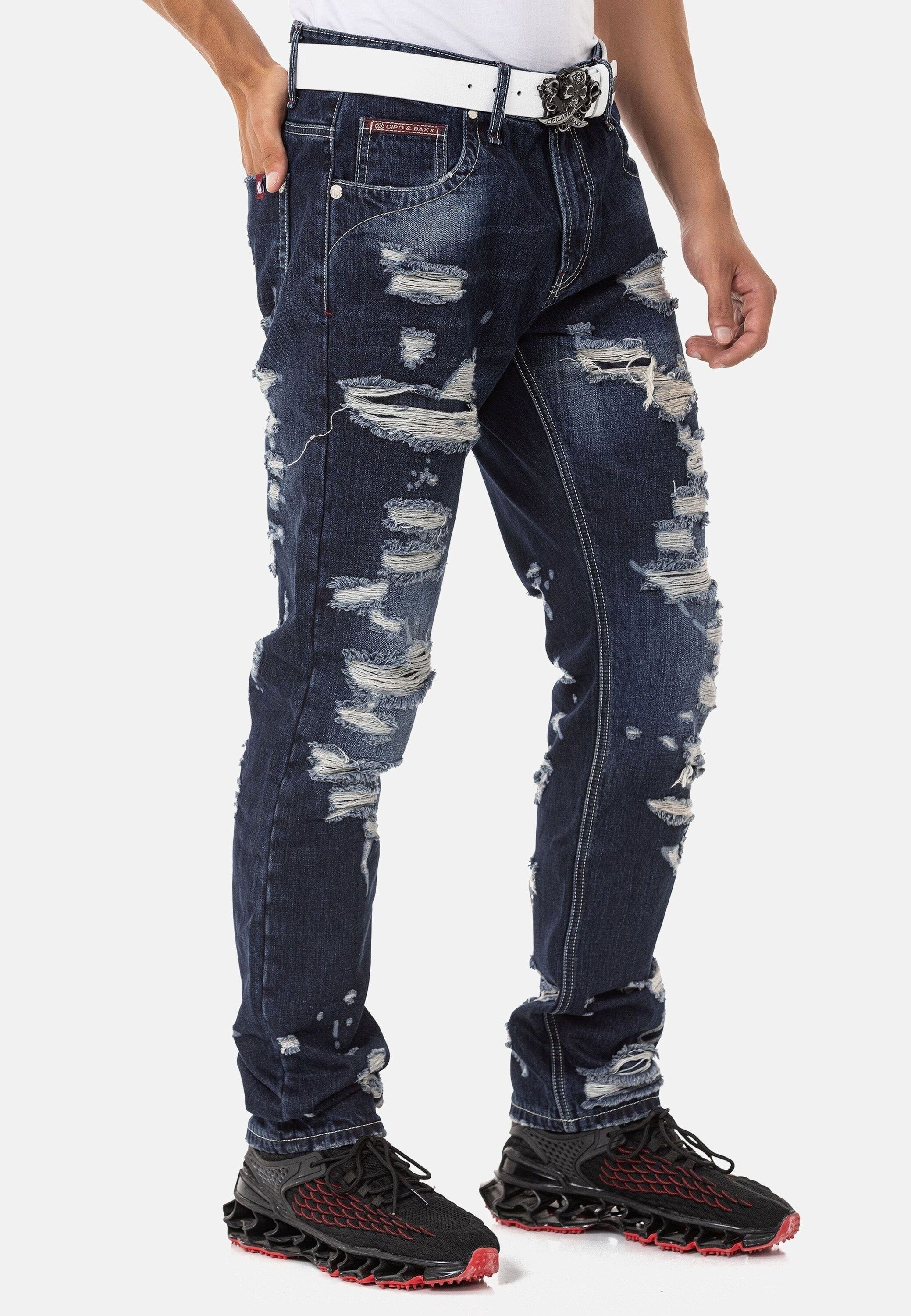 Cipo & Baxx 5-Pocket-Jeans »Jeans«, Jeans im Destroyed Look