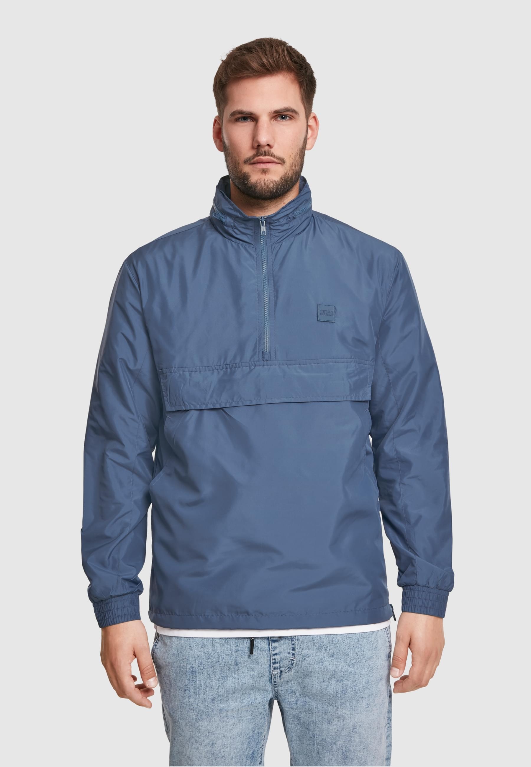 URBAN CLASSICS Allwetterjacke »Urban Classics Herren Hidden Hood Pull Over Jacket«, (1 St.), mit Kapuze